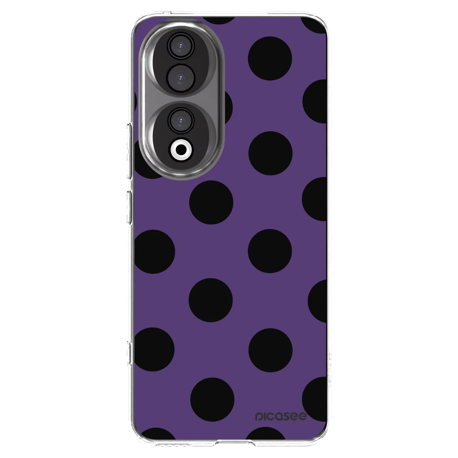 Picasee silikonowe przeźroczyste etui na Honor 90 5G - Big flickers 2