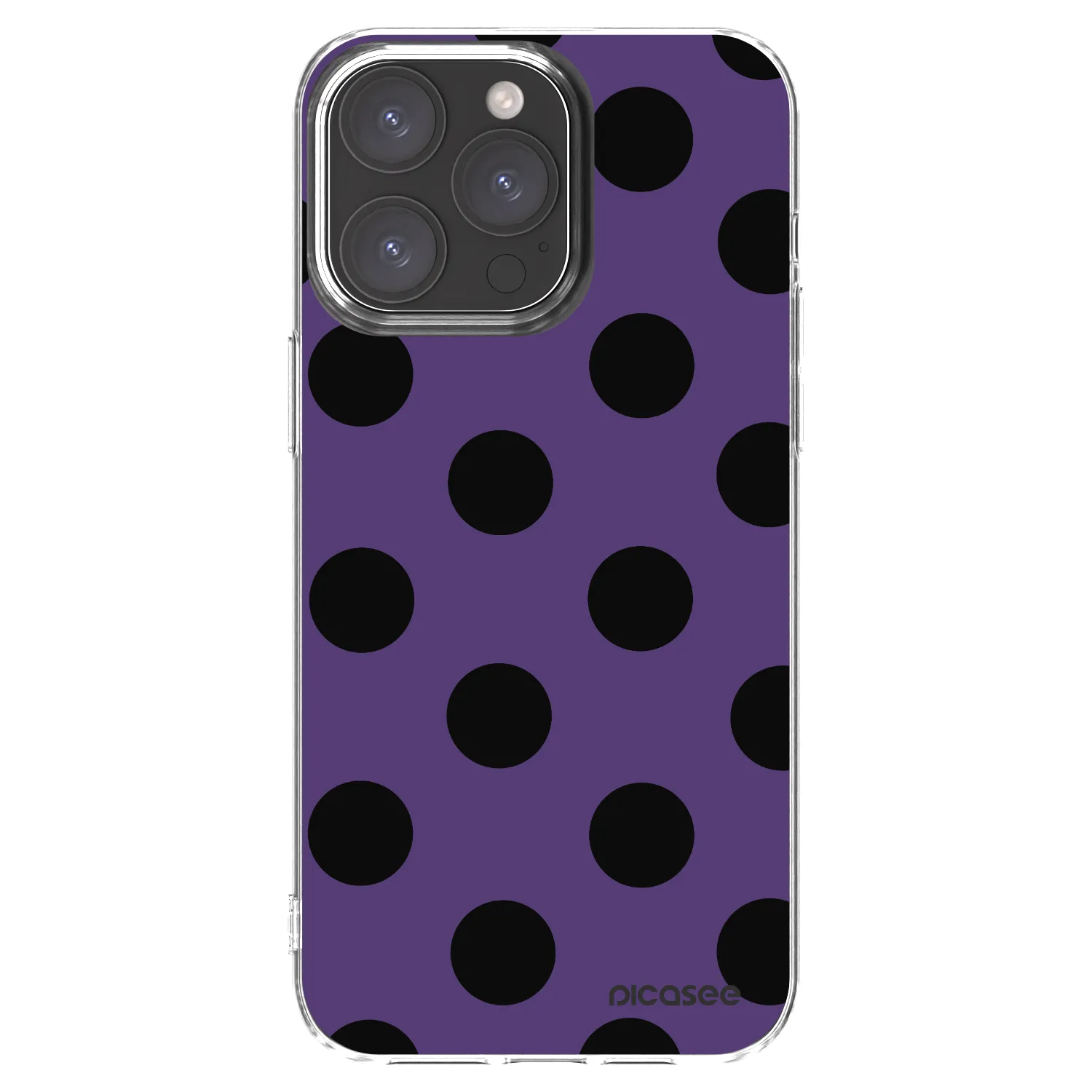 Picasee silikonowe przeźroczyste etui na Apple iPhone 15 Pro Max - Big flickers 2