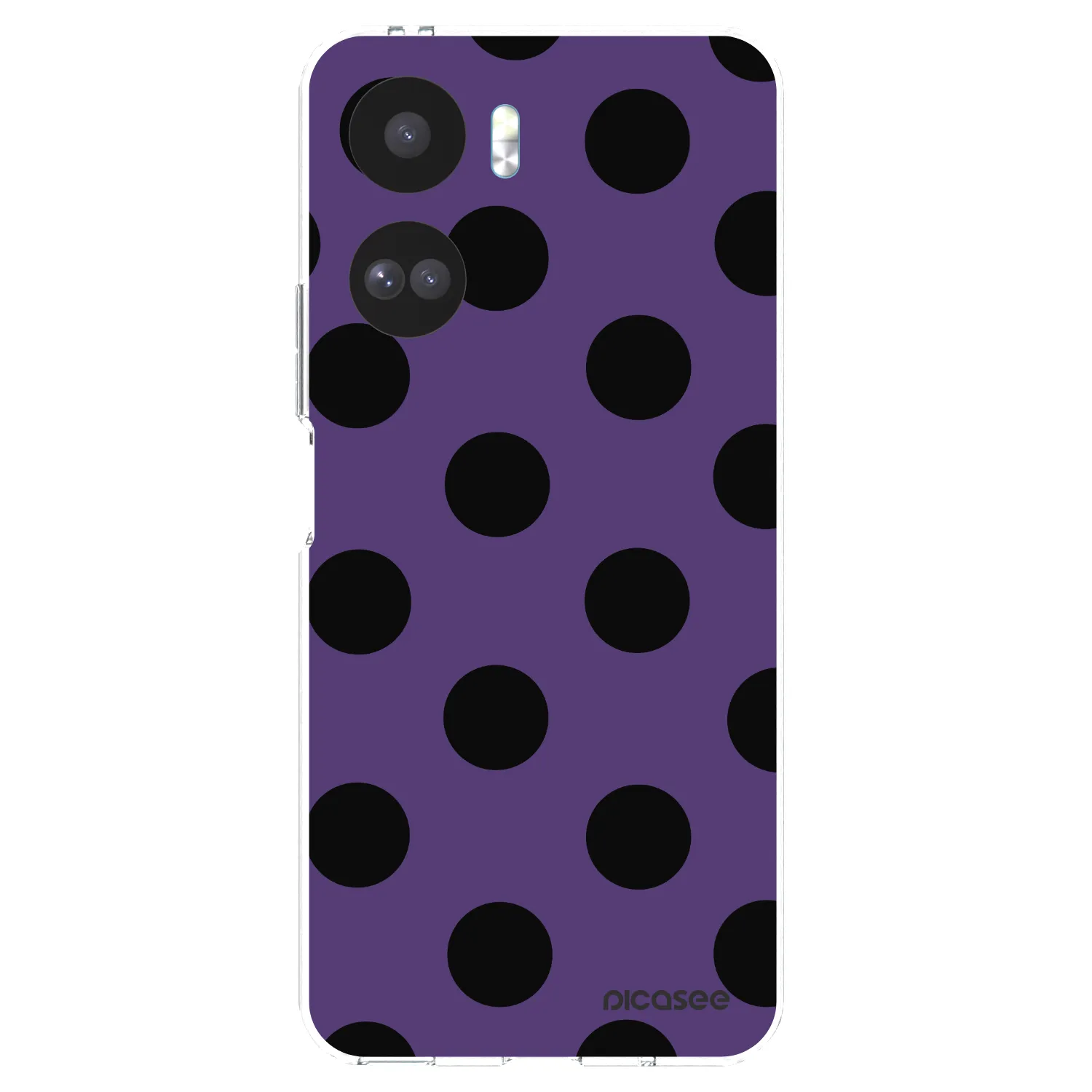 Picasee silikonowe przeźroczyste etui na Honor 90 Lite 5G - Big flickers 2