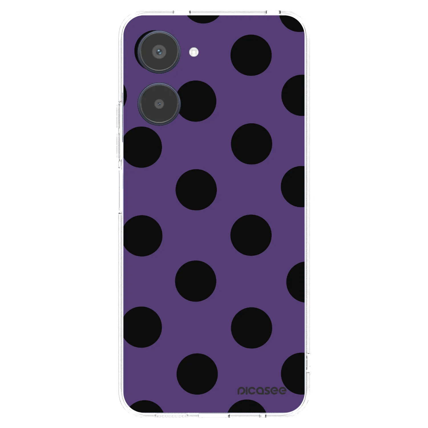 Picasee silikonowe przeźroczyste etui na Realme 10 4G - Big flickers 2