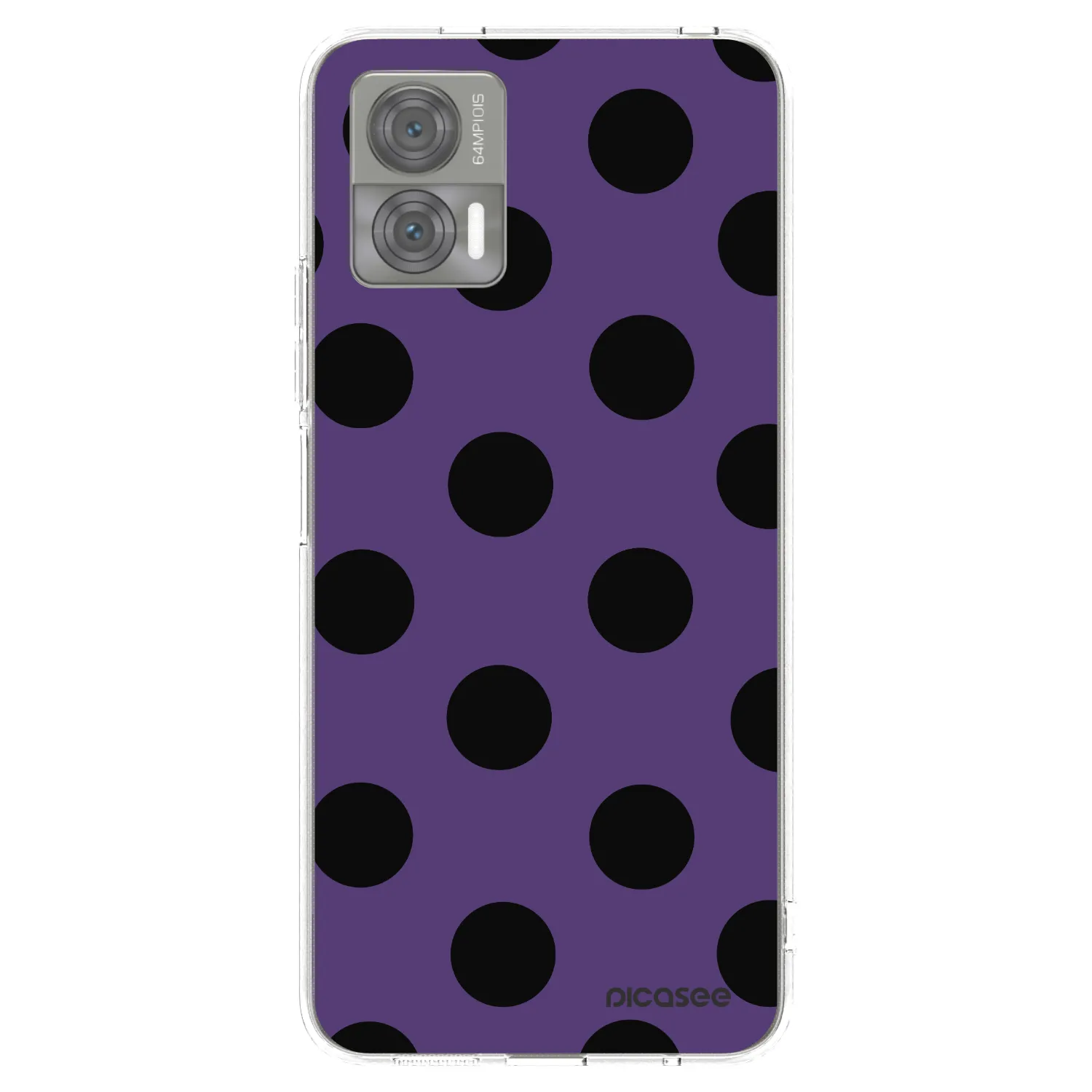 Picasee silikonowe przeźroczyste etui na Motorola Edge 30 Neo - Big flickers 2