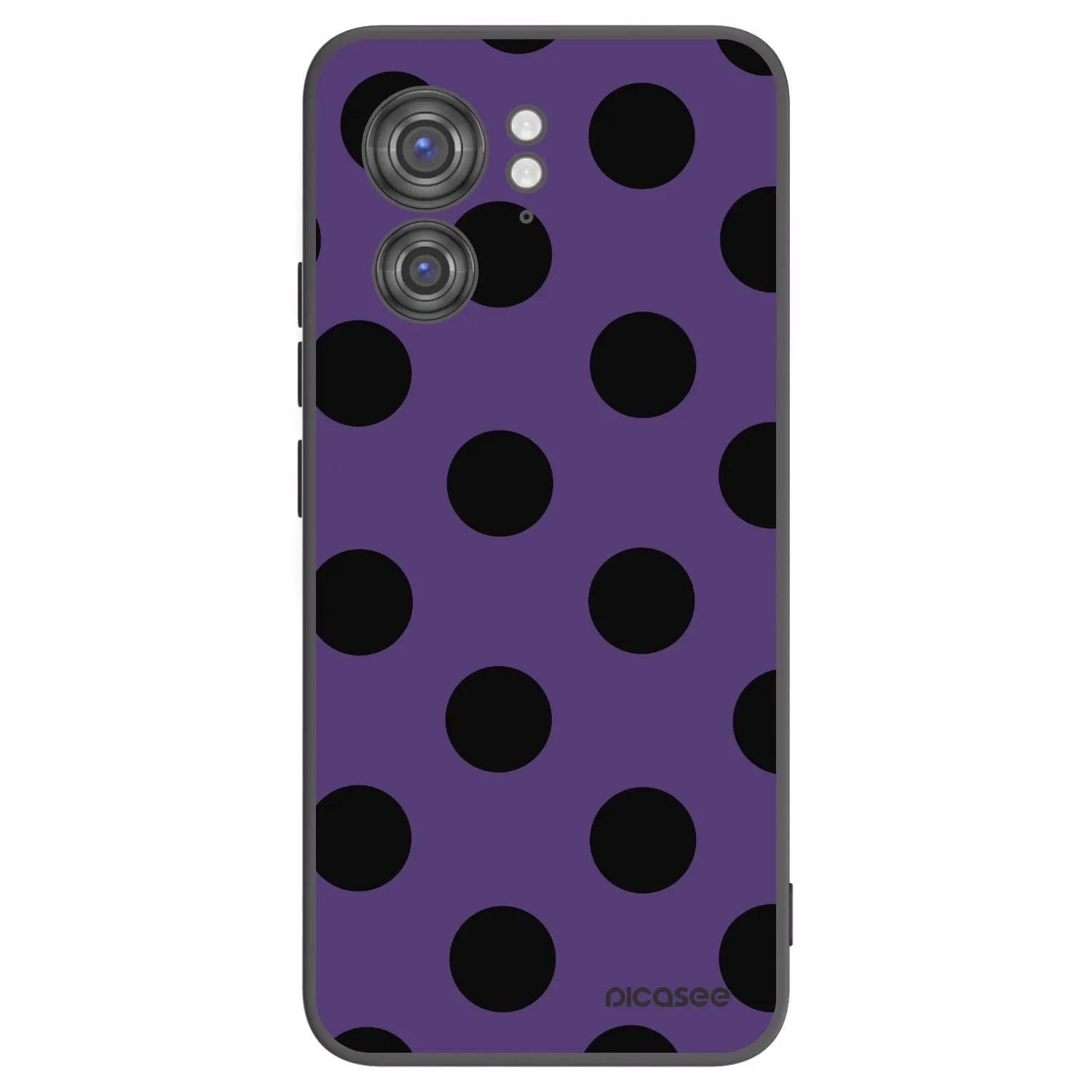 Picasee silikonowe czarne etui na Motorola Edge 40 - Big flickers 2