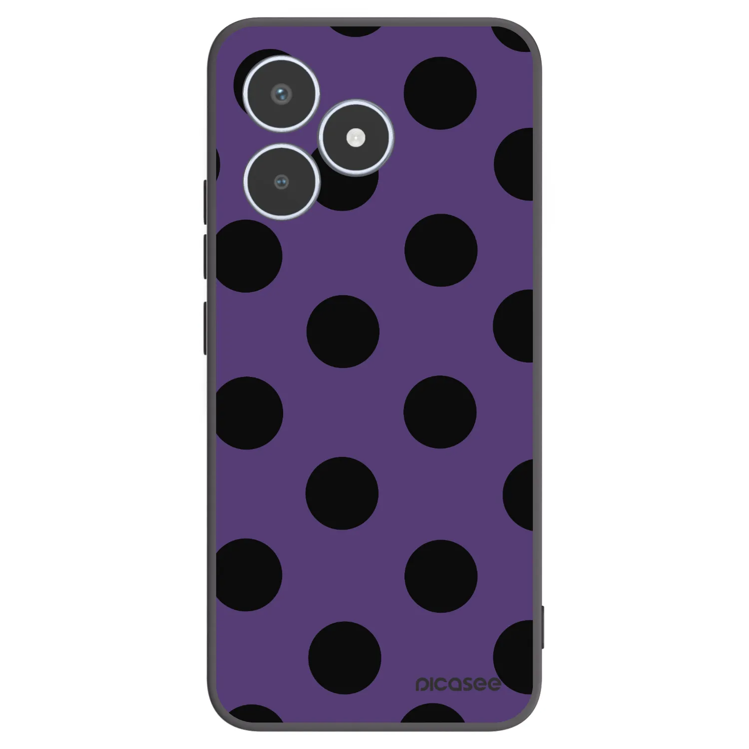 Picasee silikonowe czarne etui na Realme C53 - Big flickers 2