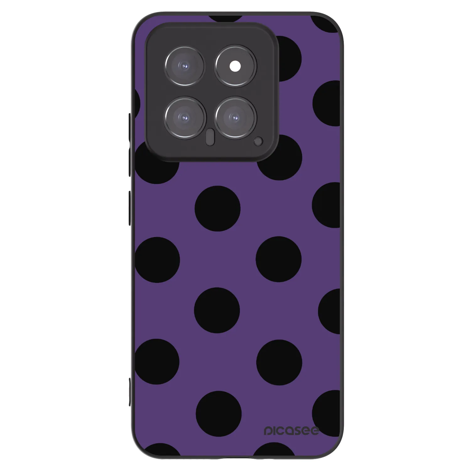 Picasee silikonowe czarne etui na Xiaomi 14 - Big flickers 2