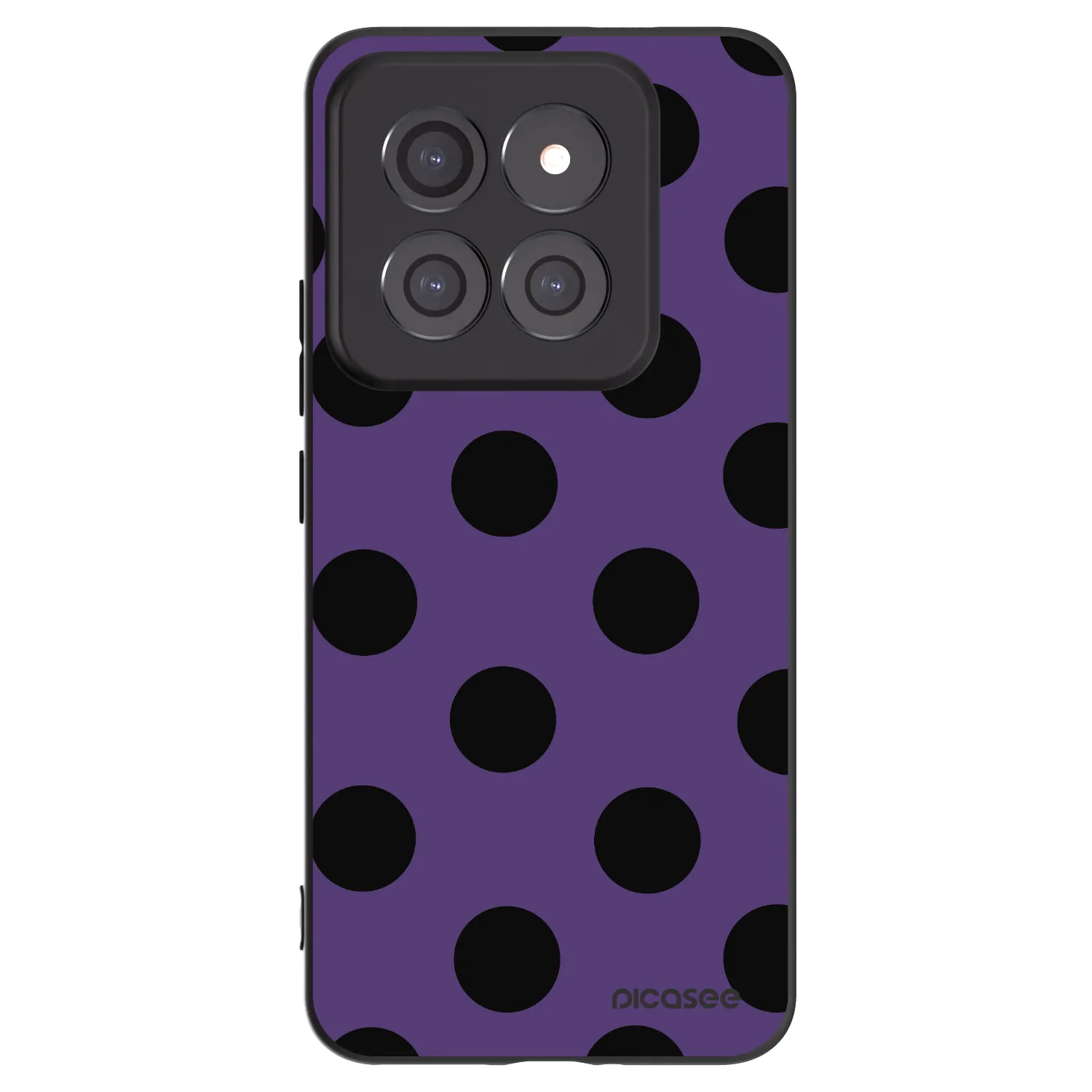 Picasee silikonowe czarne etui na Xiaomi 14 Pro - Big flickers 2