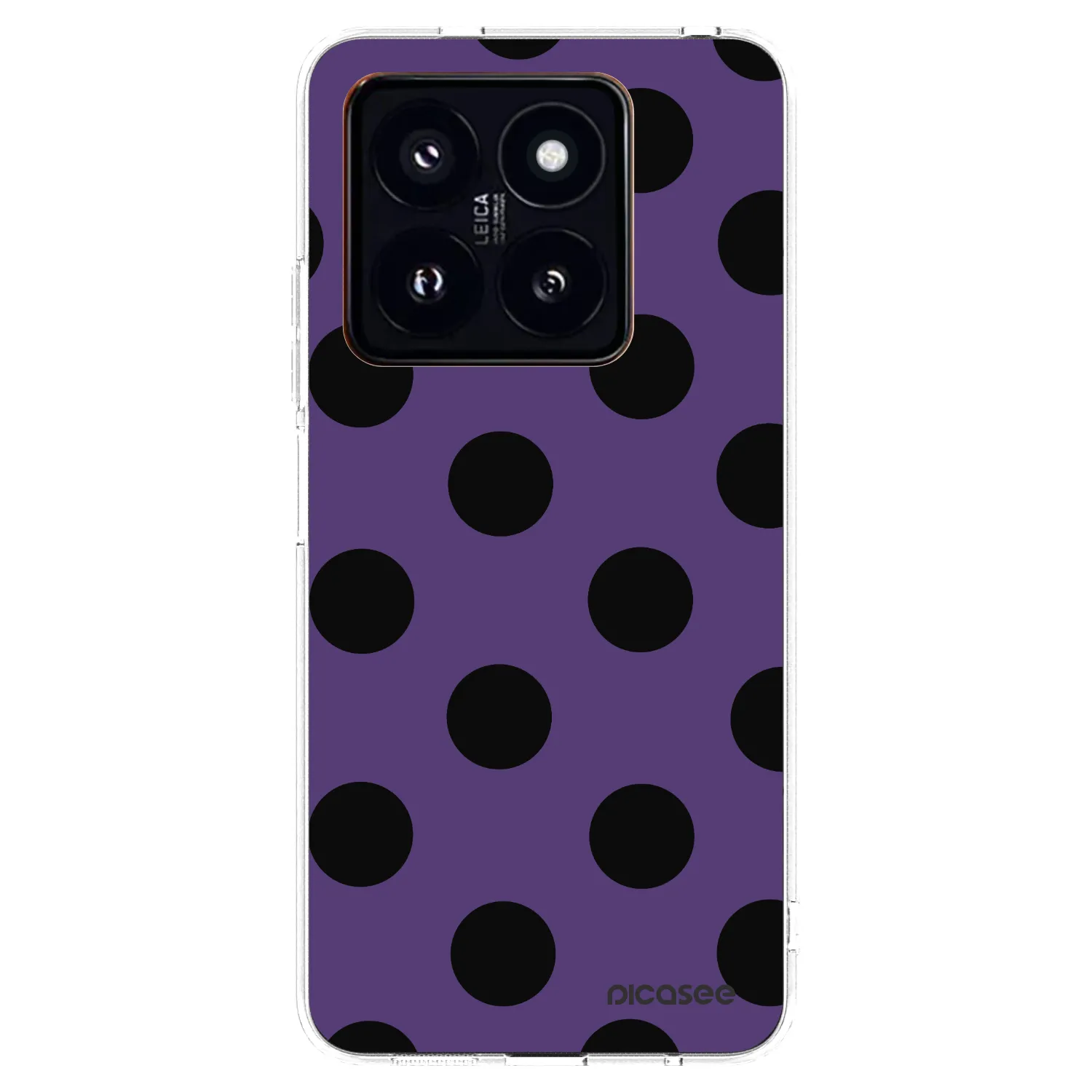 Picasee silikonowe przeźroczyste etui na Xiaomi 14 Pro - Big flickers 2