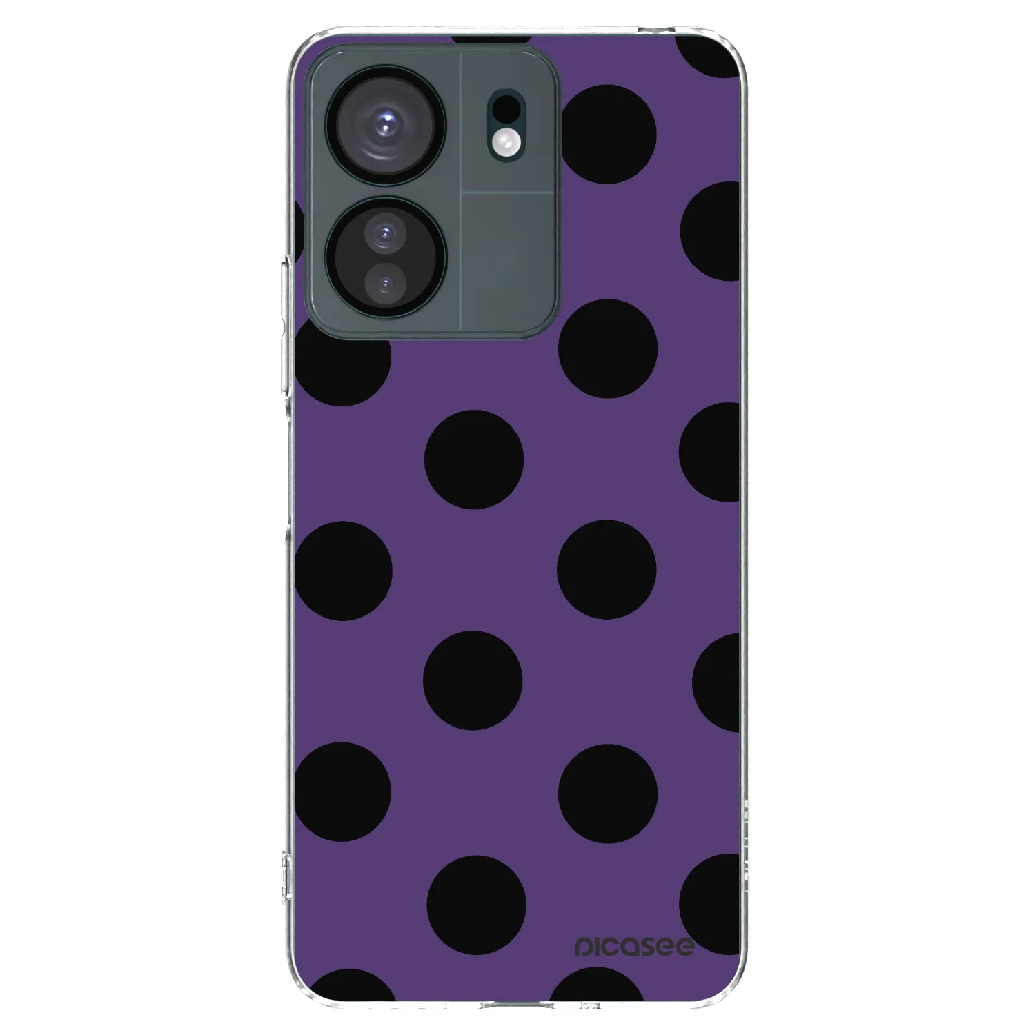 Picasee silikonowe przeźroczyste etui na Xiaomi Redmi 13C 4G - Big flickers 2