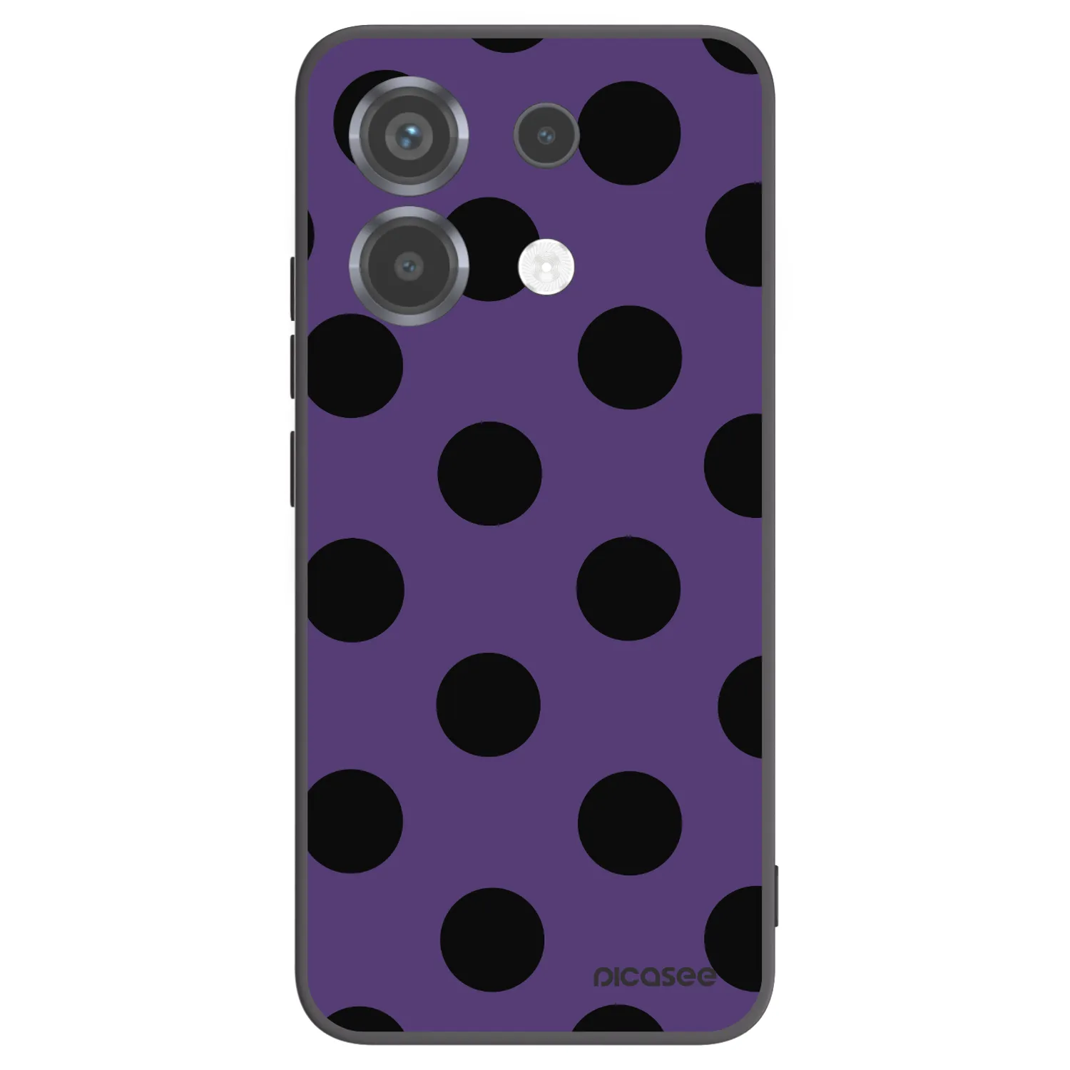 Picasee silikonowe czarne etui na Xiaomi Poco X6 - Big flickers 2