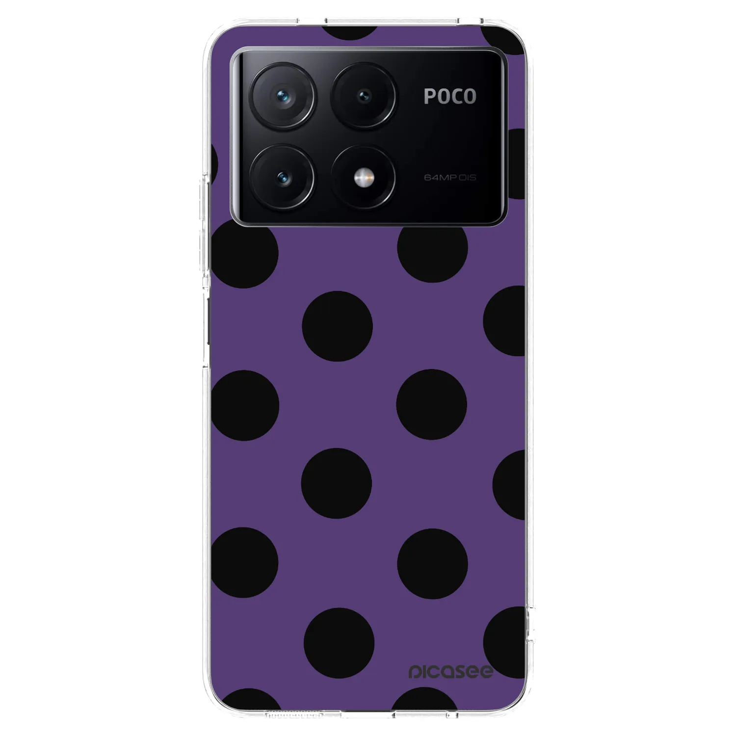 Picasee silikonowe przeźroczyste etui na Xiaomi Poco X6 Pro - Big flickers 2