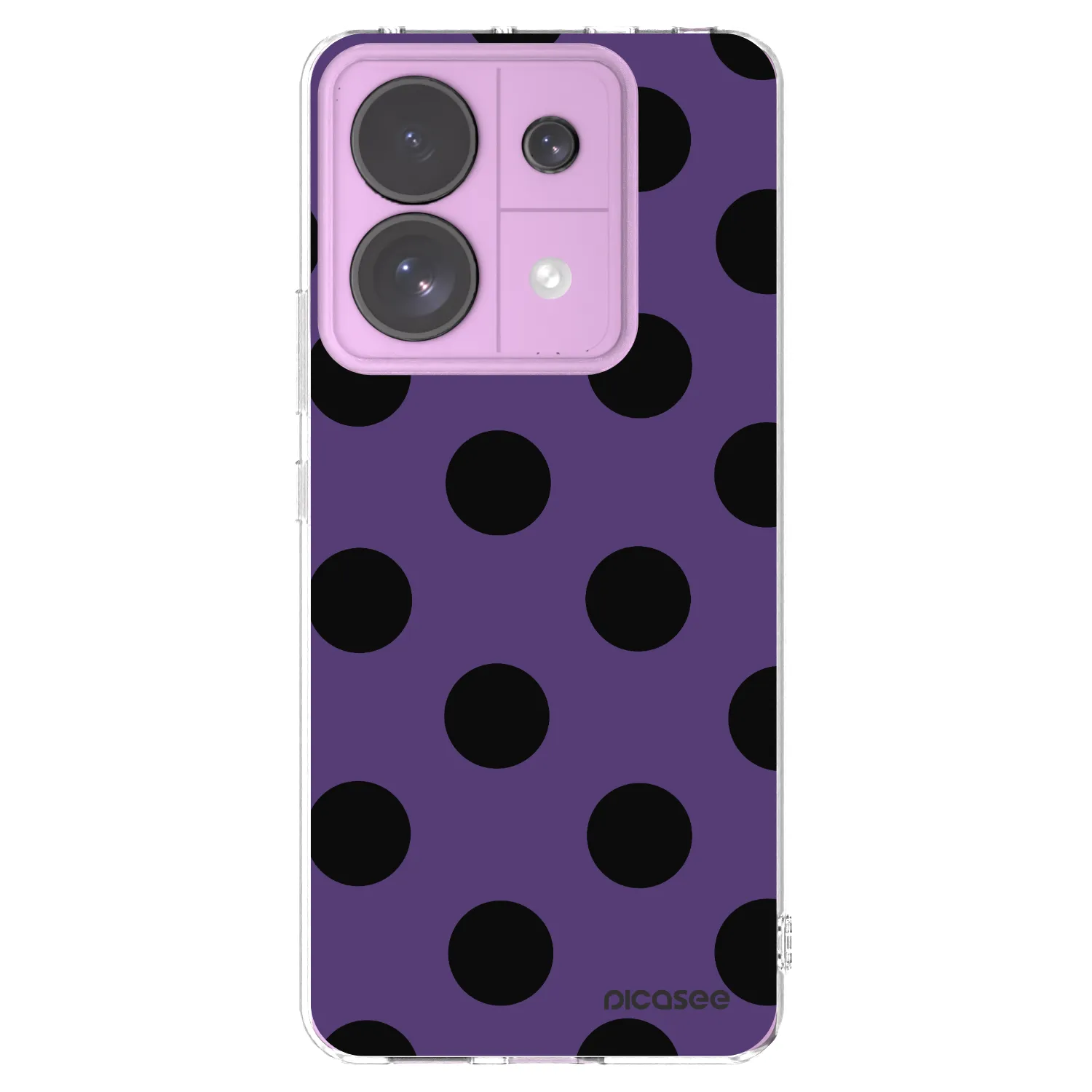 Picasee silikonowe przeźroczyste etui na Xiaomi Redmi Note 13 Pro 5G - Big flickers 2