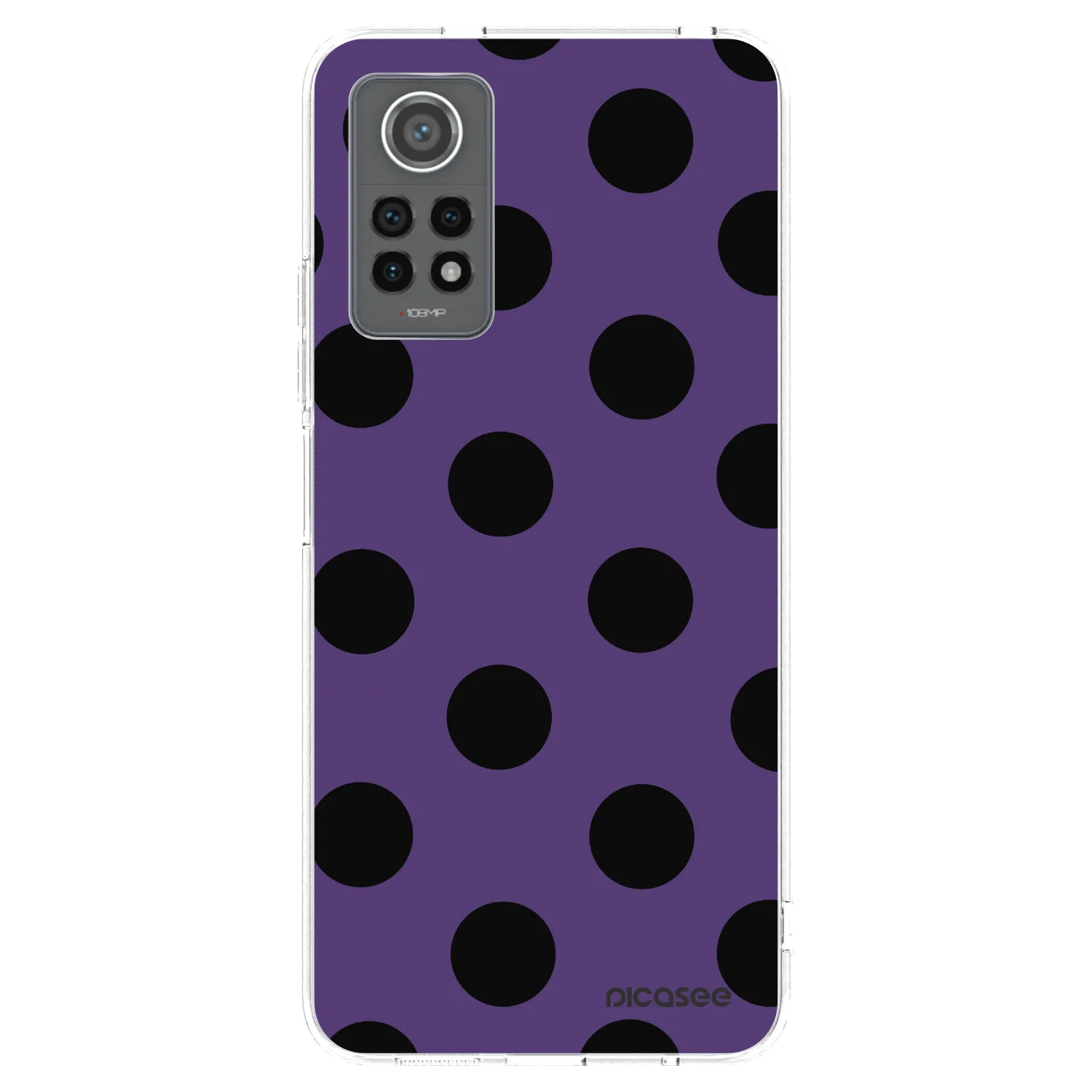 Picasee silikonowe przeźroczyste etui na Xiaomi Redmi Note 12 Pro 4G - Big flickers 2