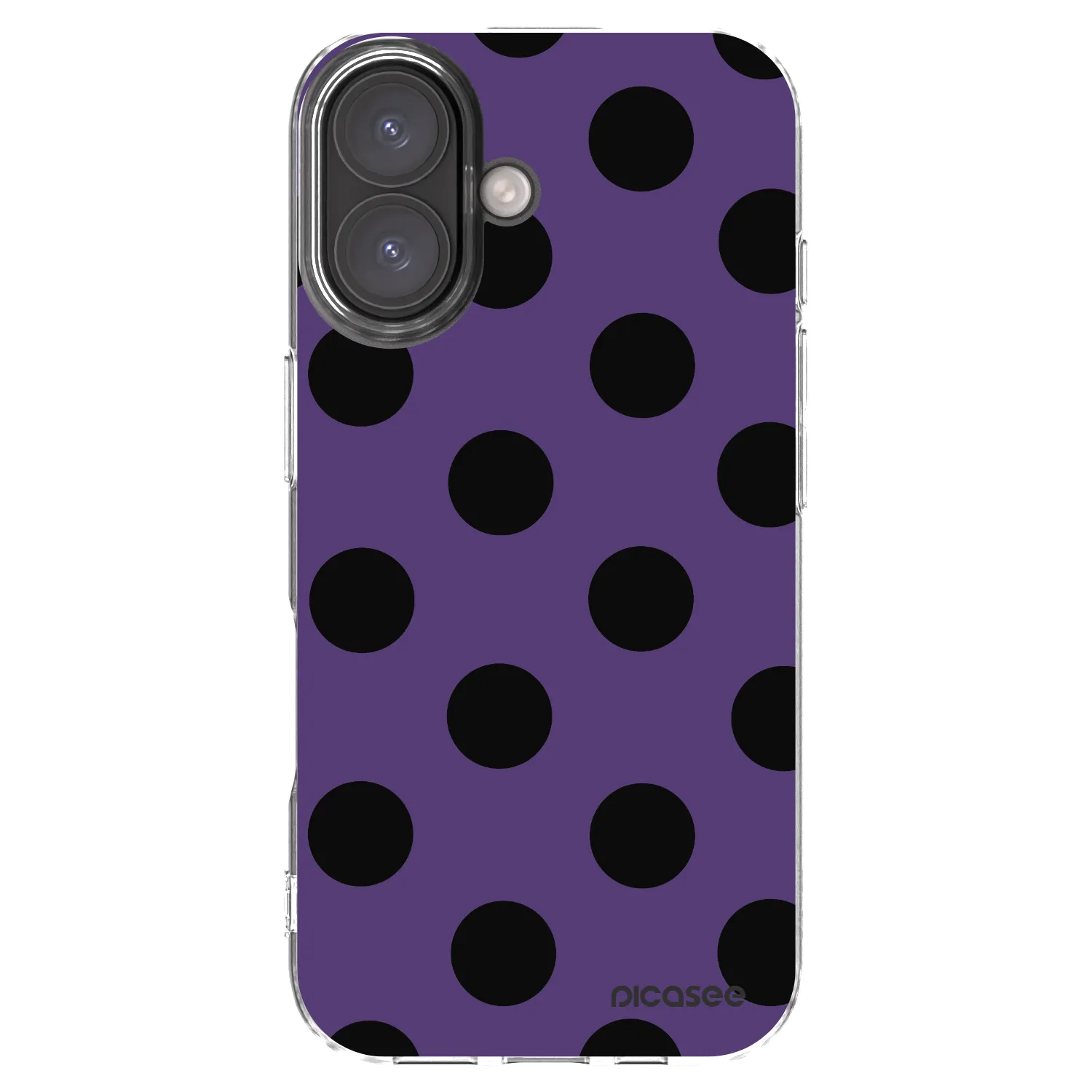 Picasee silikonowe przeźroczyste etui na Apple iPhone 16 - Big flickers 2