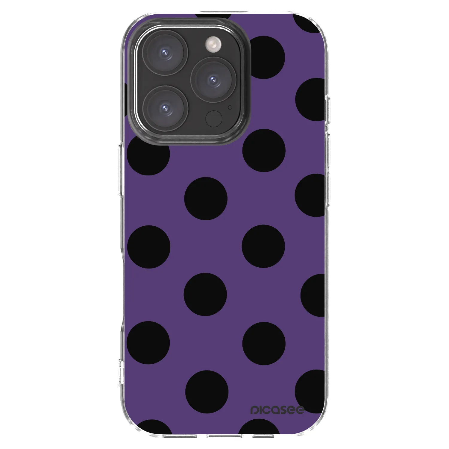 Picasee silikonowe przeźroczyste etui na Apple iPhone 16 Pro - Big flickers 2