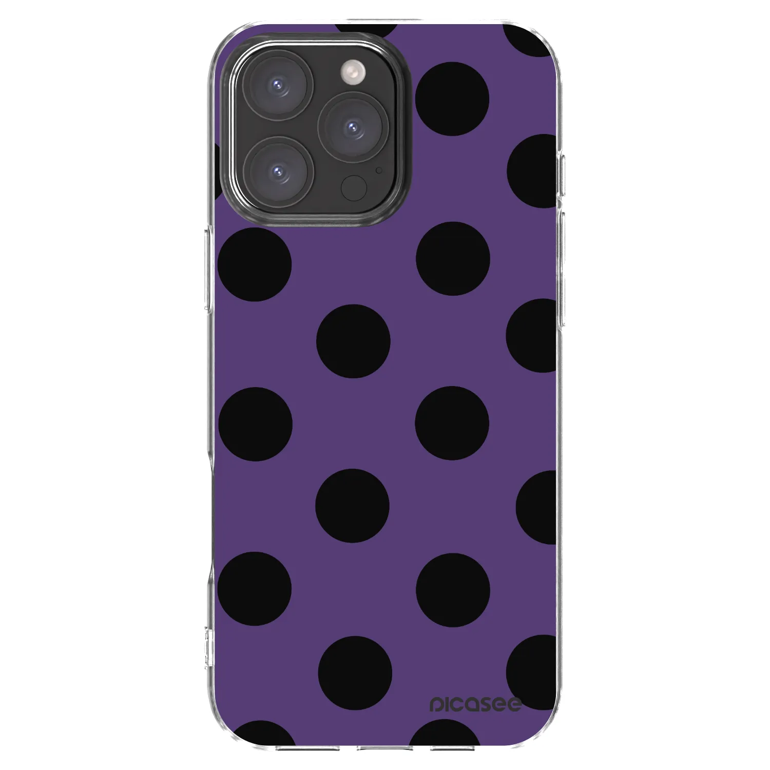 Picasee silikonowe przeźroczyste etui na Apple iPhone 16 Pro Max - Big flickers 2