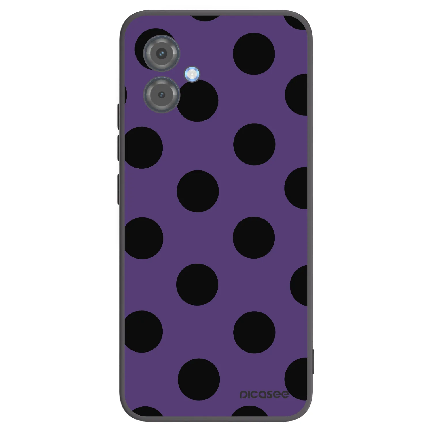 Picasee silikonowe czarne etui na Motorola Moto G14 - Big flickers 2