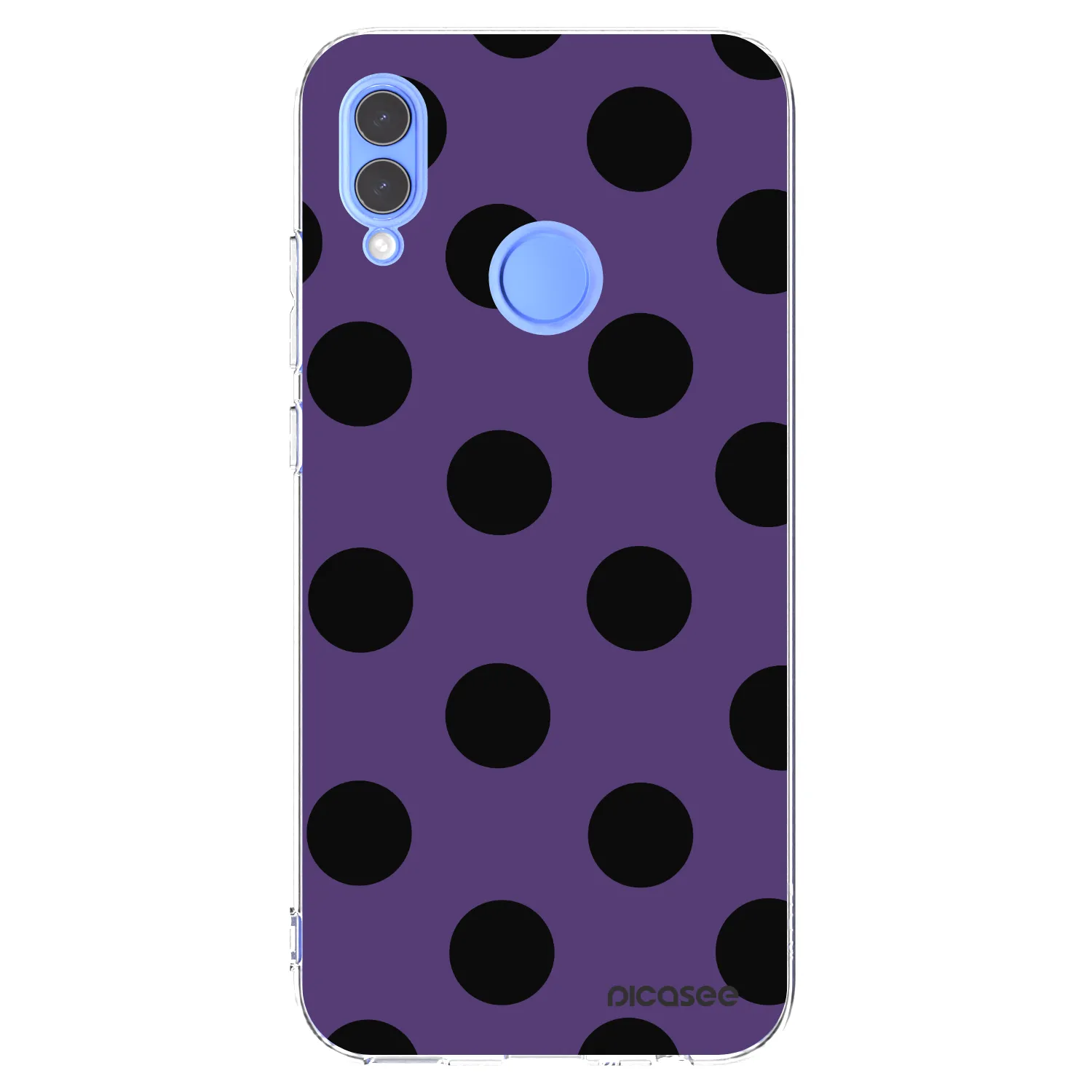 Picasee silikonowe przeźroczyste etui na Huawei P Smart 2019 - Big flickers 2