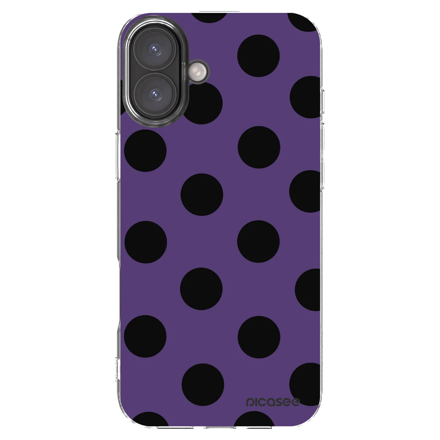 Picasee silikonowe przeźroczyste etui na Apple iPhone 16 Plus - Big flickers 2