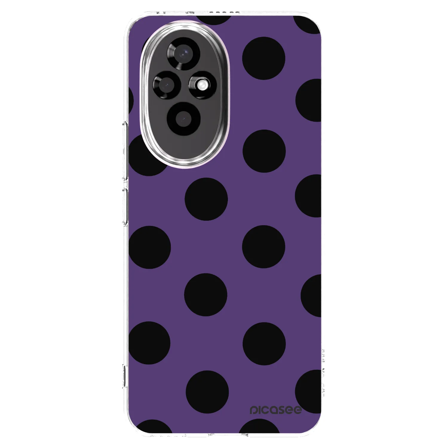 Picasee silikonowe przeźroczyste etui na Honor 200 Pro 5G - Big flickers 2