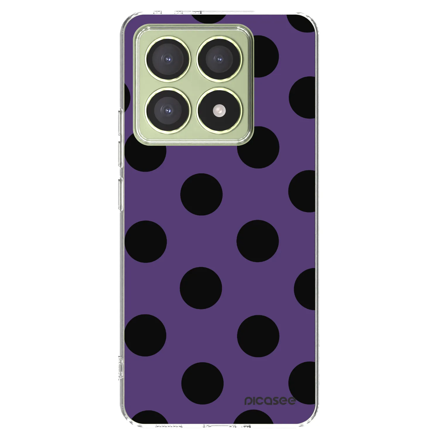 Picasee silikonowe przeźroczyste etui na Xiaomi 14T - Big flickers 2