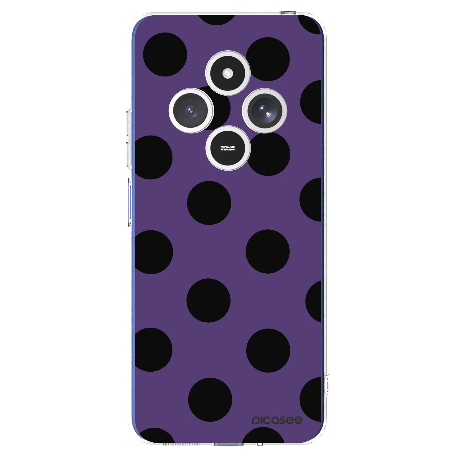 Picasee silikonowe przeźroczyste etui na Xiaomi Redmi 14C - Big flickers 2