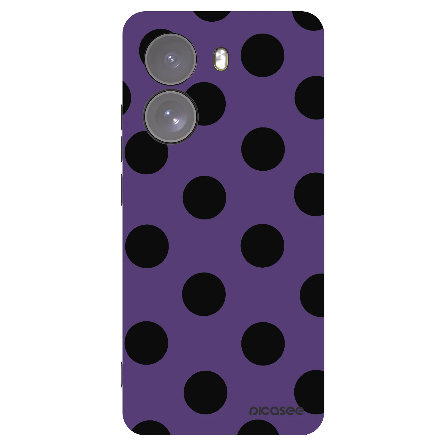 Picasee silikonowe czarne etui na Xiaomi Poco X7 - Big flickers 2