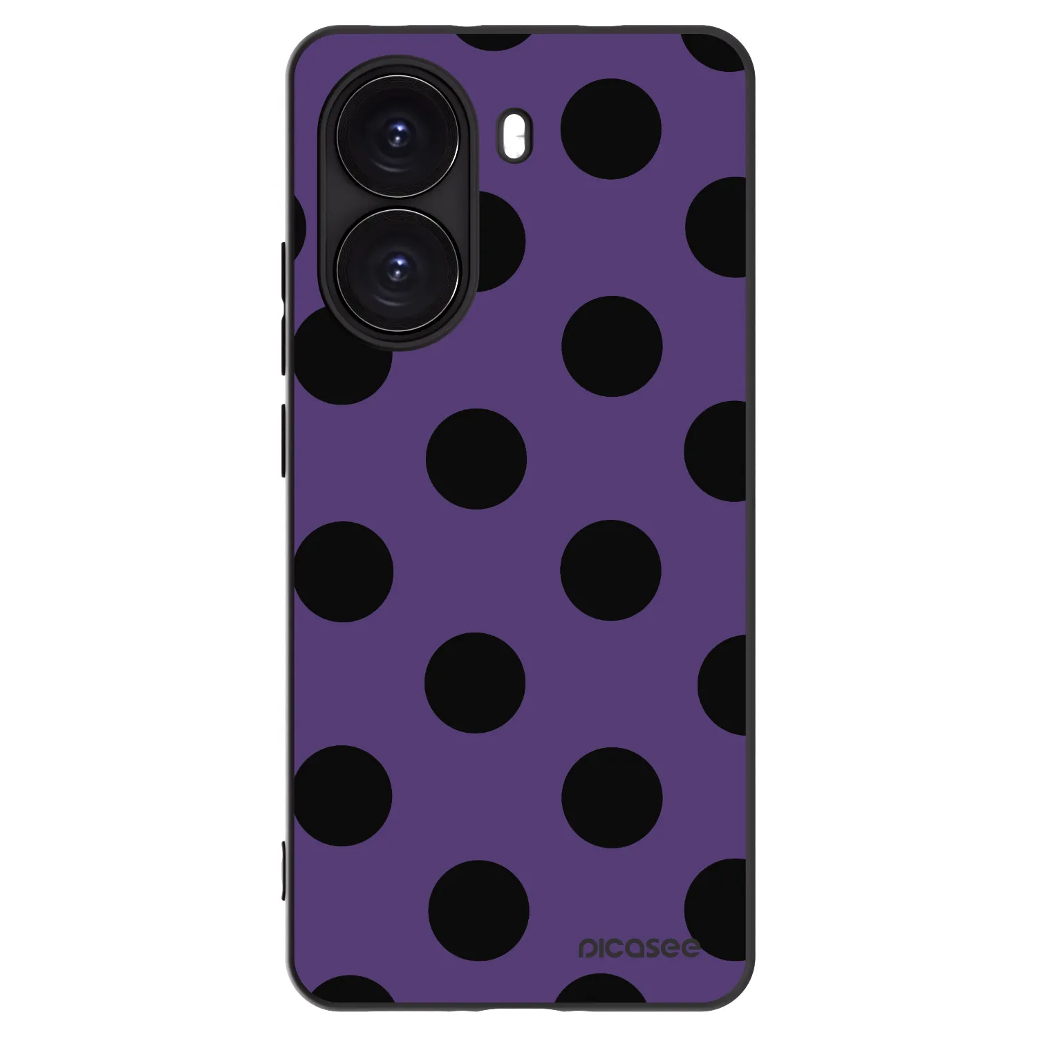 Picasee silikonowe czarne etui na Xiaomi Poco X7 Pro 5G - Big flickers 2