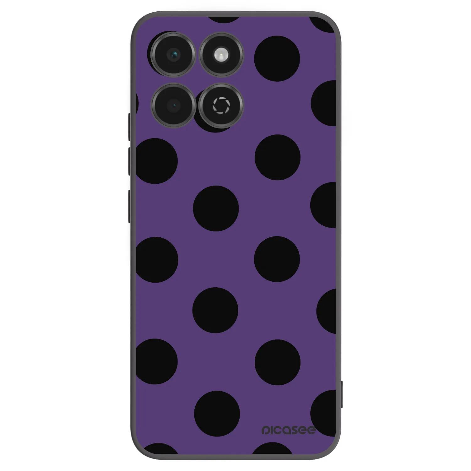 Picasee silikonowe czarne etui na Honor 200 Smart 5G - Big flickers 2