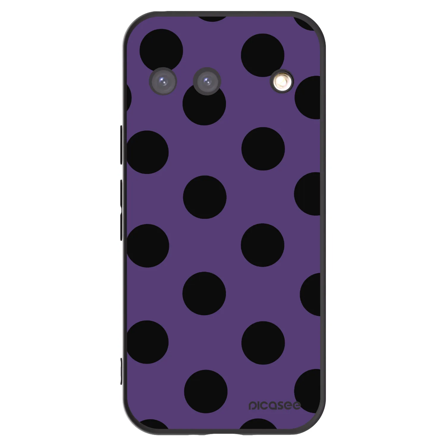 Picasee silikonowe czarne etui na Google Pixel 9 - Big flickers 2