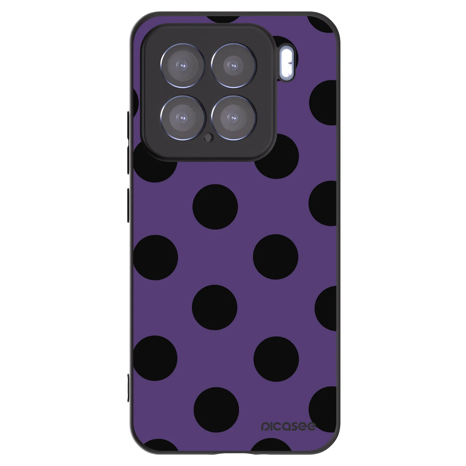 Picasee silikonowe czarne etui na Xiaomi 15 - Big flickers 2
