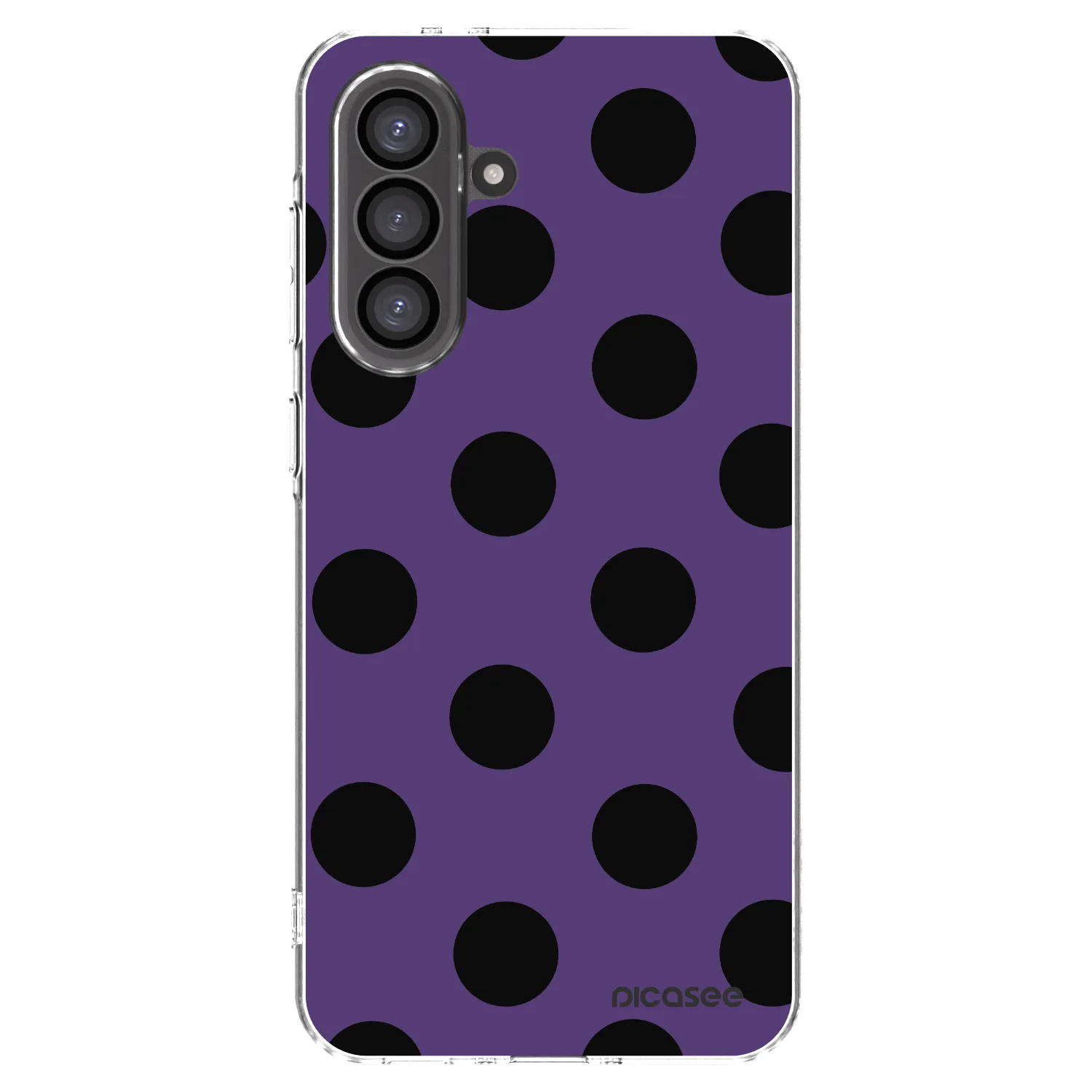 Picasee silikonowe przeźroczyste etui na Samsung Galaxy A56 5G A566B - Big flickers 2