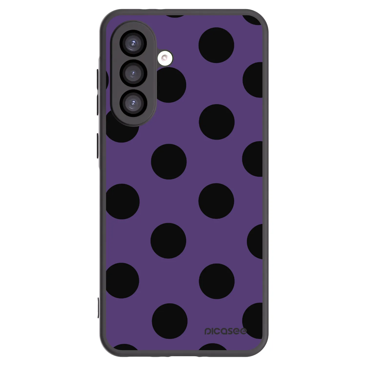 Picasee silikonowe czarne etui na Samsung Galaxy A26 5G A266B - Big flickers 2
