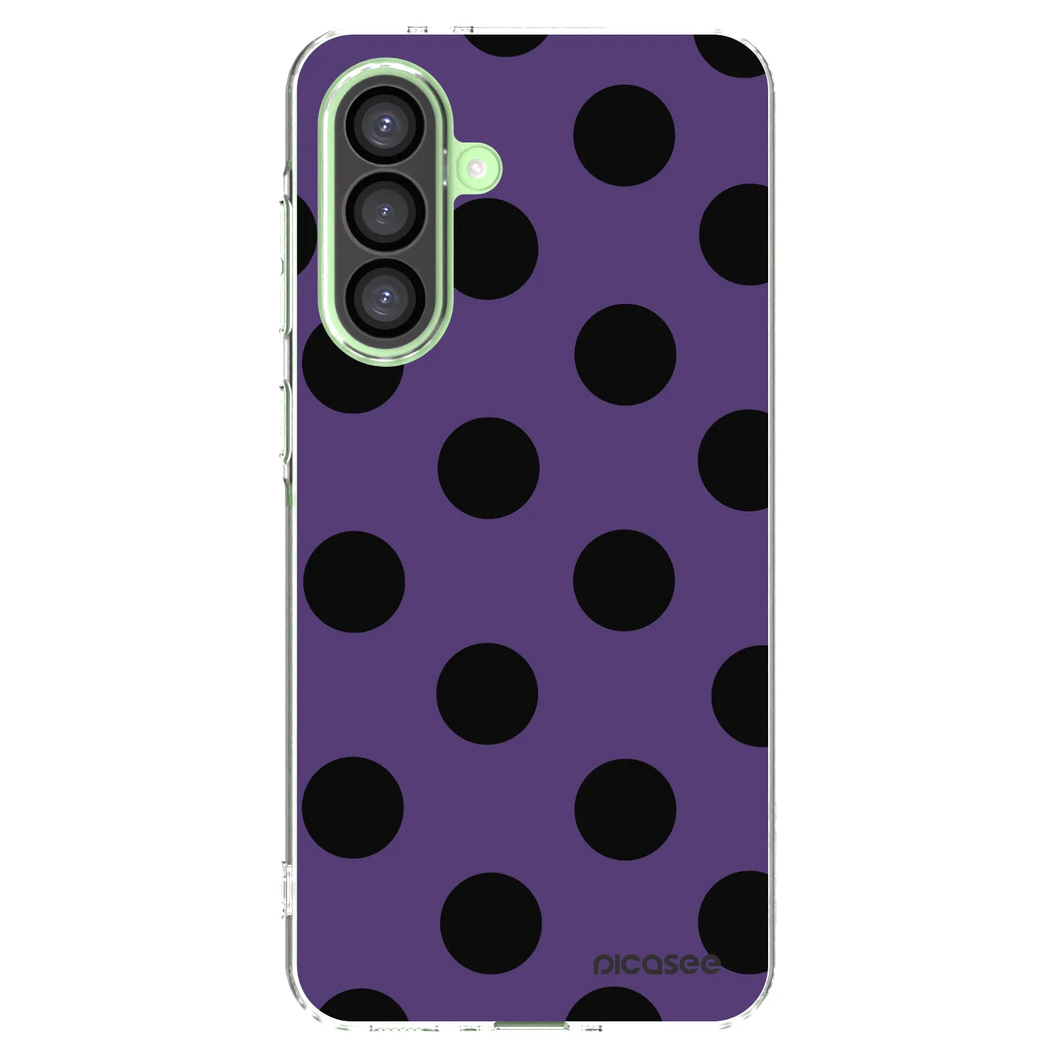 Picasee silikonowe przeźroczyste etui na Samsung Galaxy A26 5G A266B - Big flickers 2