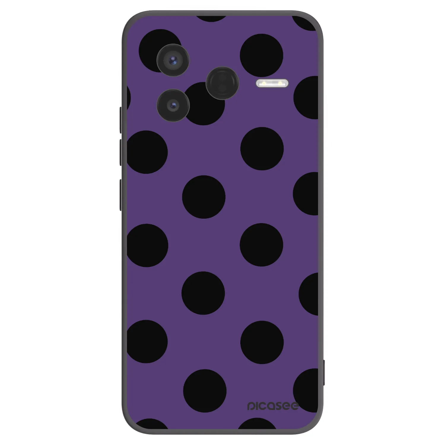 Picasee silikonowe czarne etui na Xiaomi Poco F7 Pro 5G - Big flickers 2