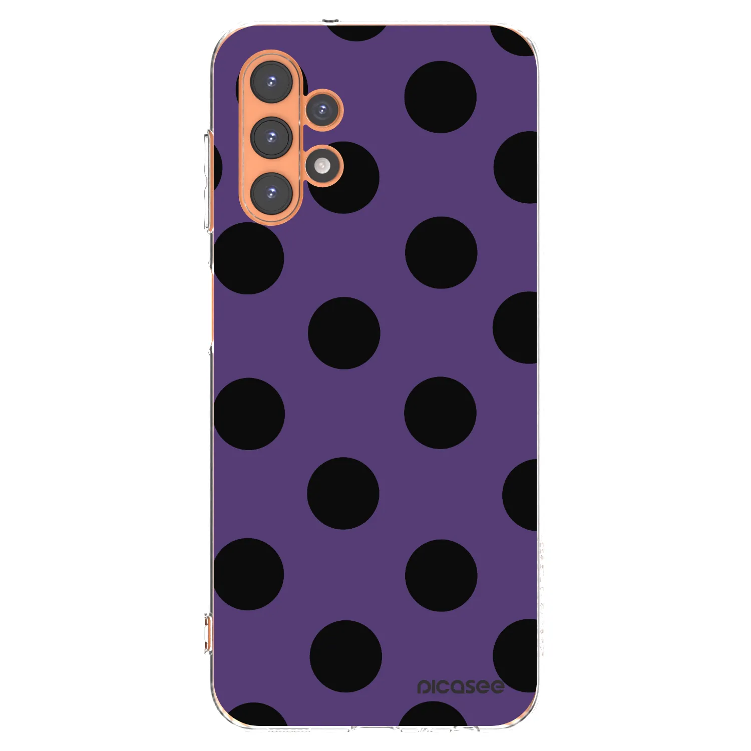 Picasee silikonowe przeźroczyste etui na Samsung Galaxy A13 5G - Big flickers 2