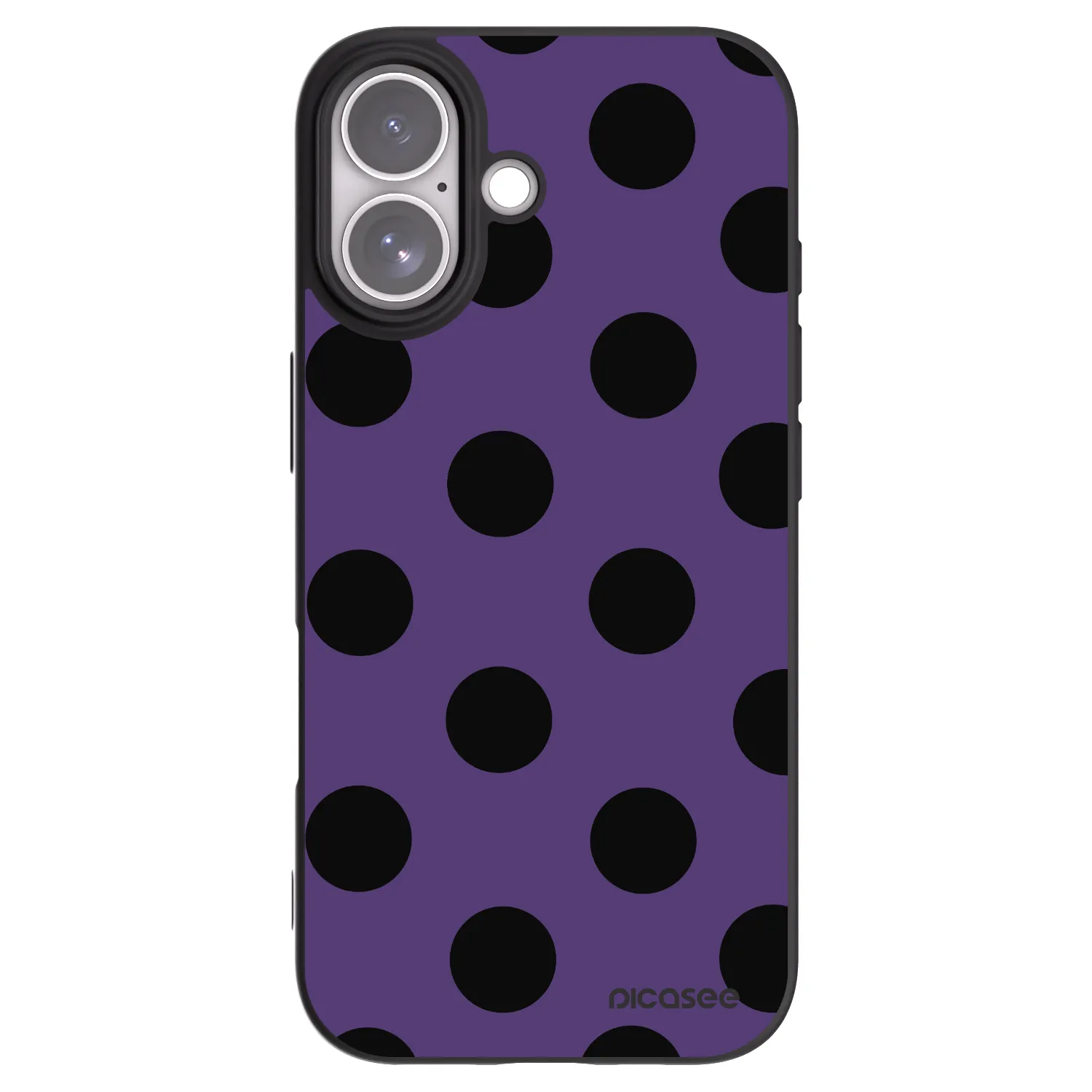 Picasee silikonowe czarne etui na Apple iPhone 17 - Big flickers 2