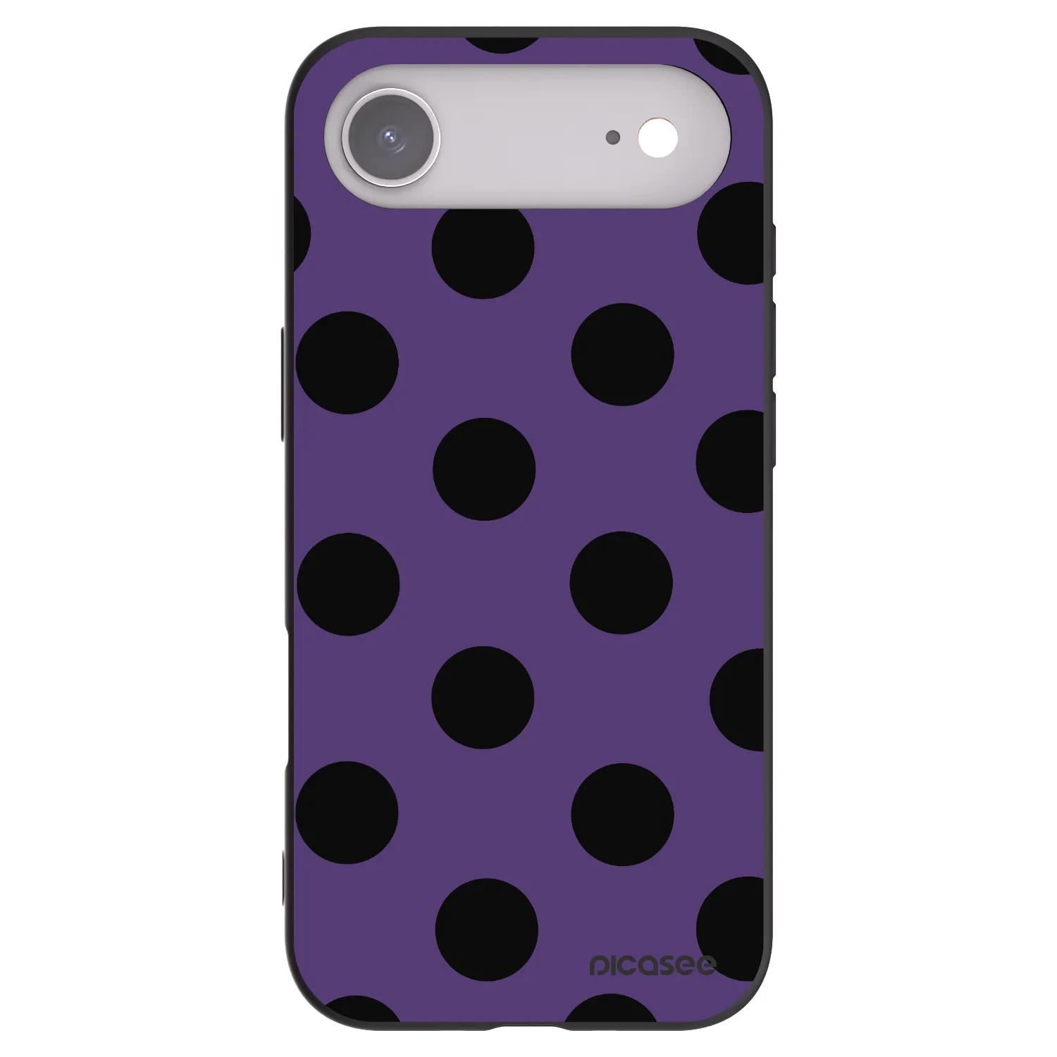 Picasee silikonowe czarne etui na Apple iPhone Air - Big flickers 2
