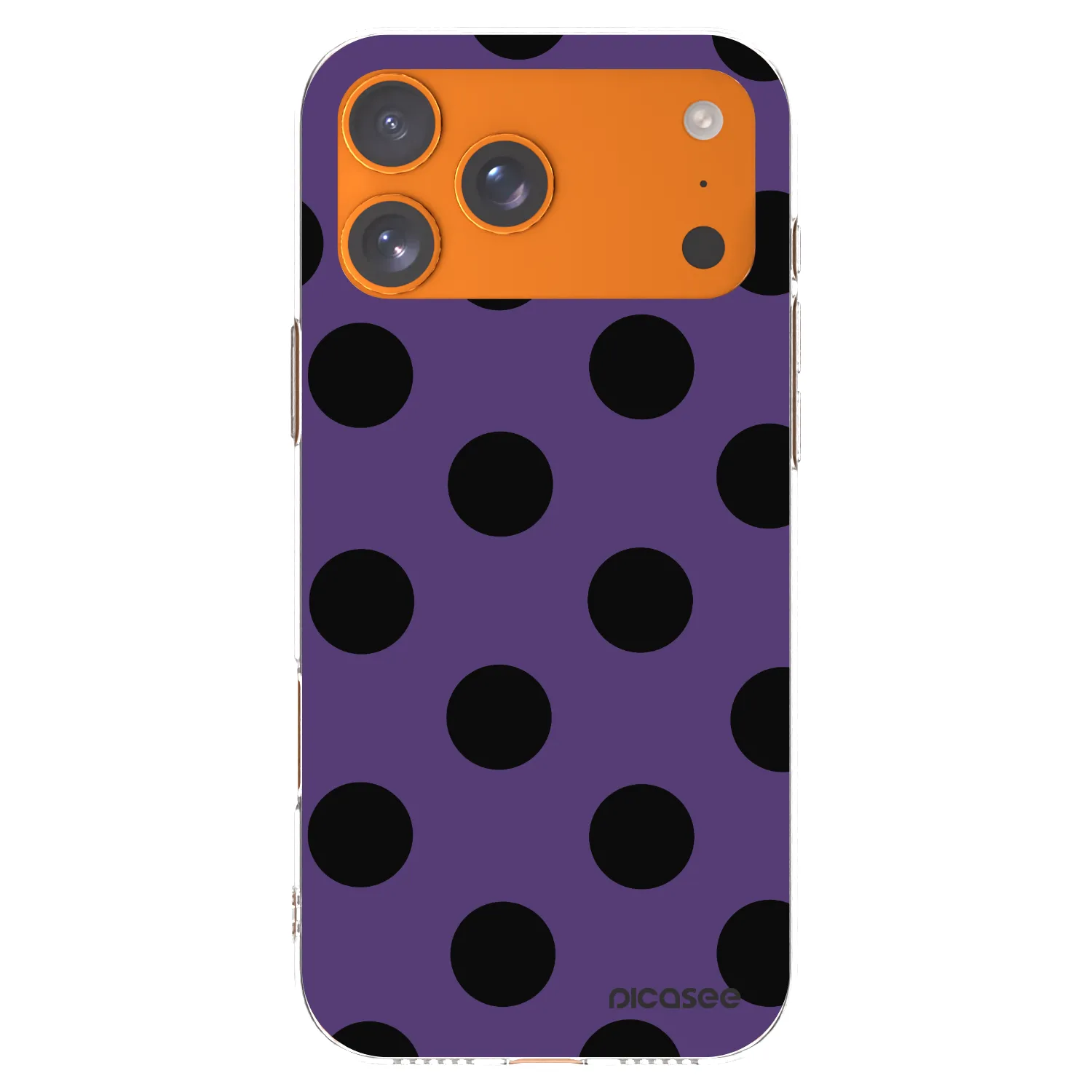 Picasee silikonowe przeźroczyste etui na Apple iPhone 17 Pro Max - Big flickers 2