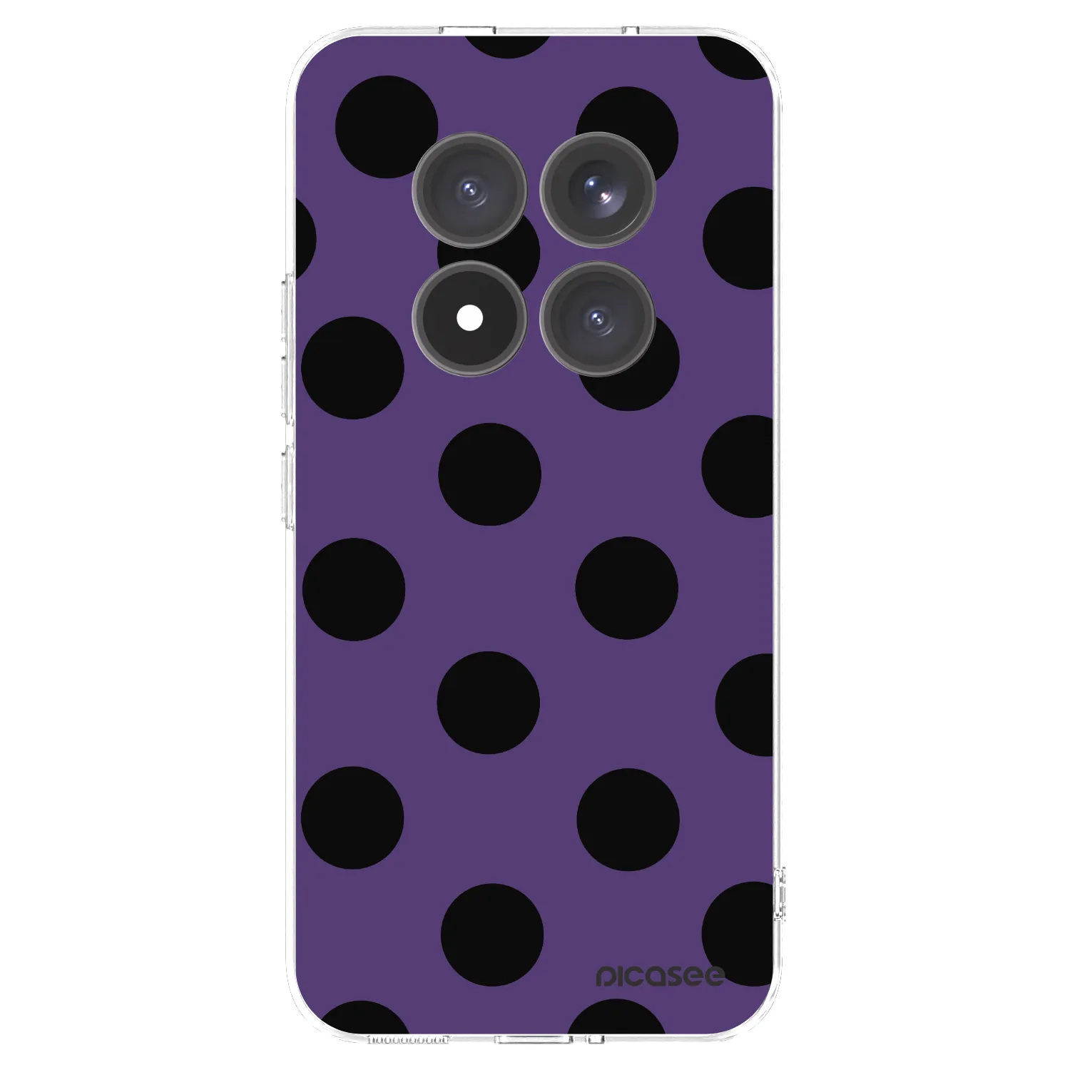 Picasee silikonowe przeźroczyste etui na Xiaomi Redmi Note 15 Pro+ - Big flickers 2