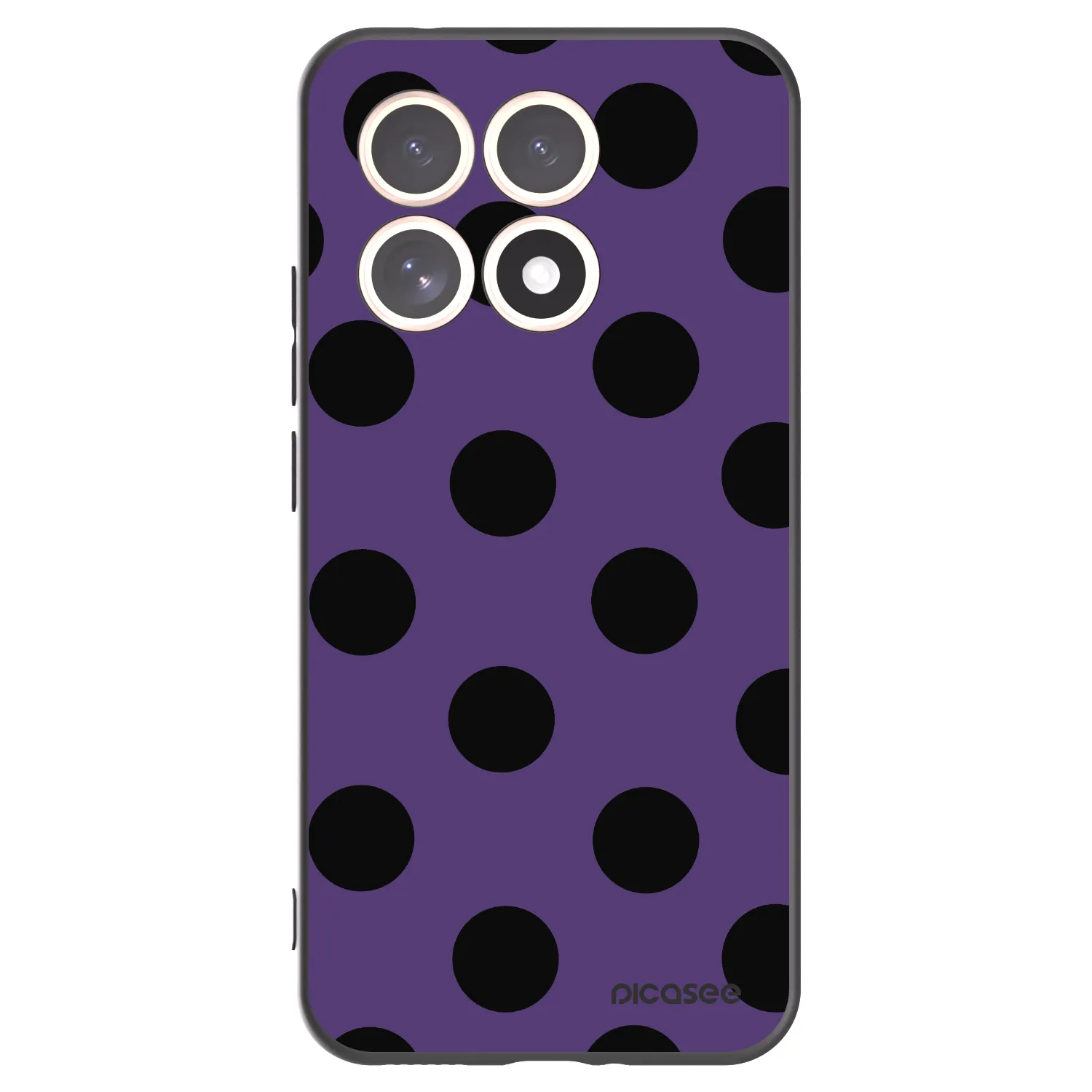 Picasee silikonowe czarne etui na Xiaomi 15T - Big flickers 2