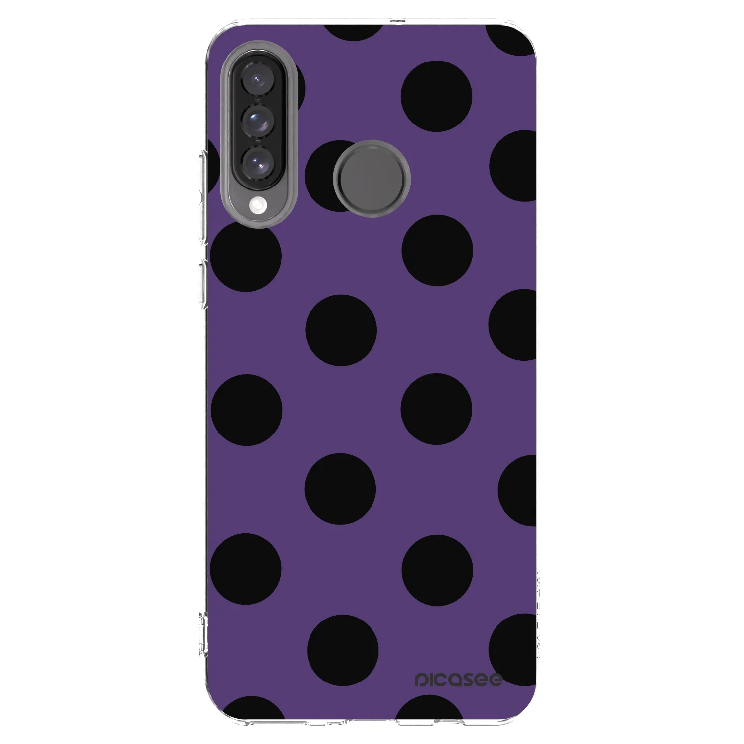 Picasee silikonowe przeźroczyste etui na Huawei P30 Lite - Big flickers 2