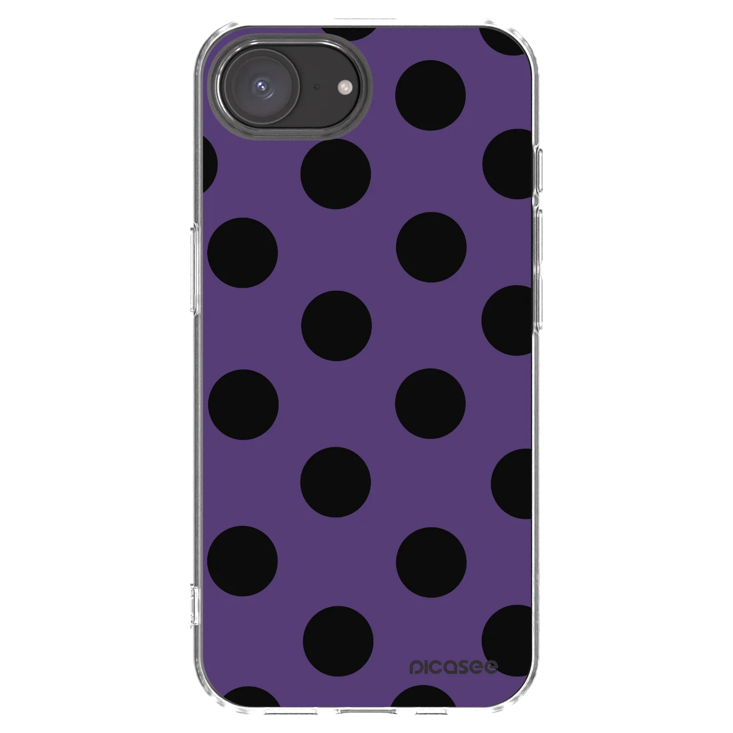 Picasee silikonowe przeźroczyste etui na Apple iPhone 17e - Big flickers 2