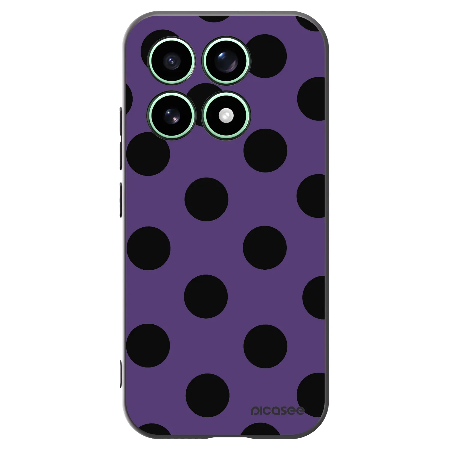 Picasee silikonowe czarne etui na Xiaomi 17 - Big flickers 2