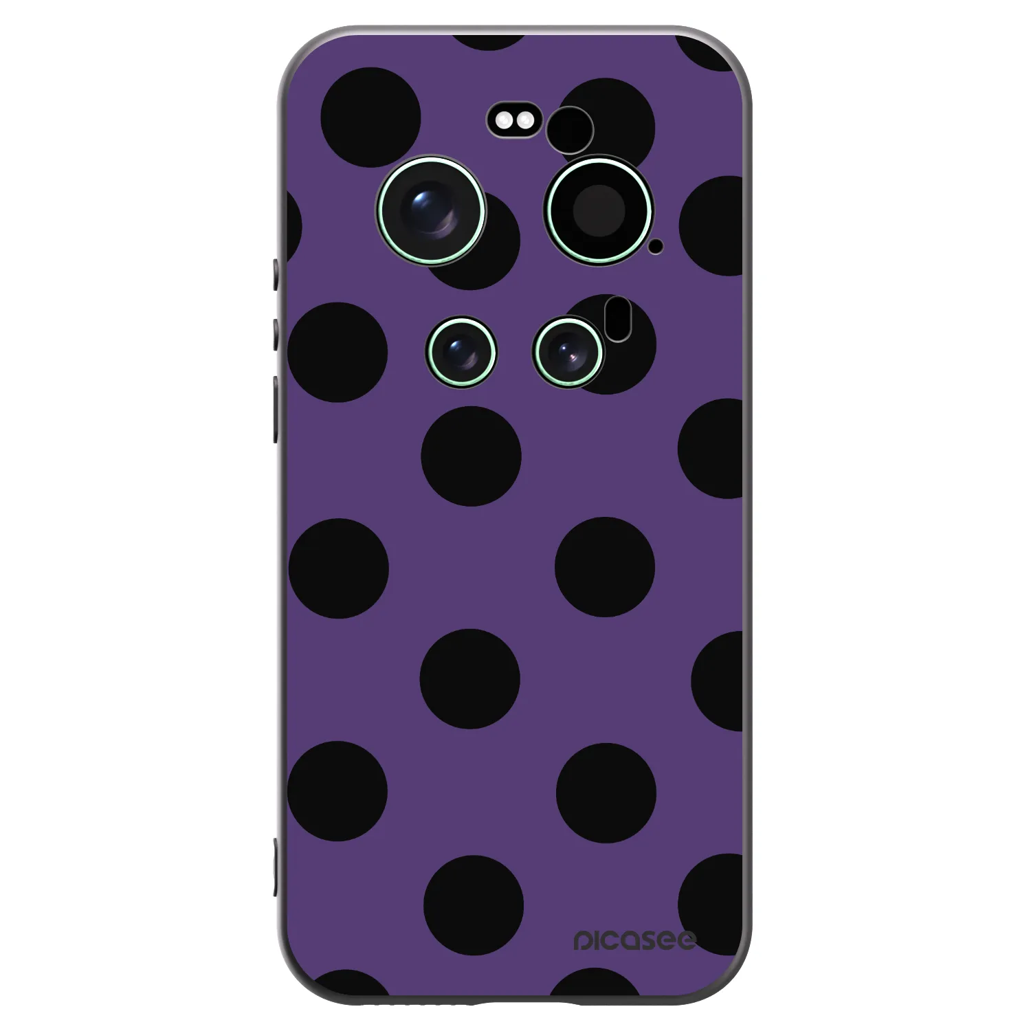 Picasee silikonowe czarne etui na Xiaomi 17 Ultra - Big flickers 2