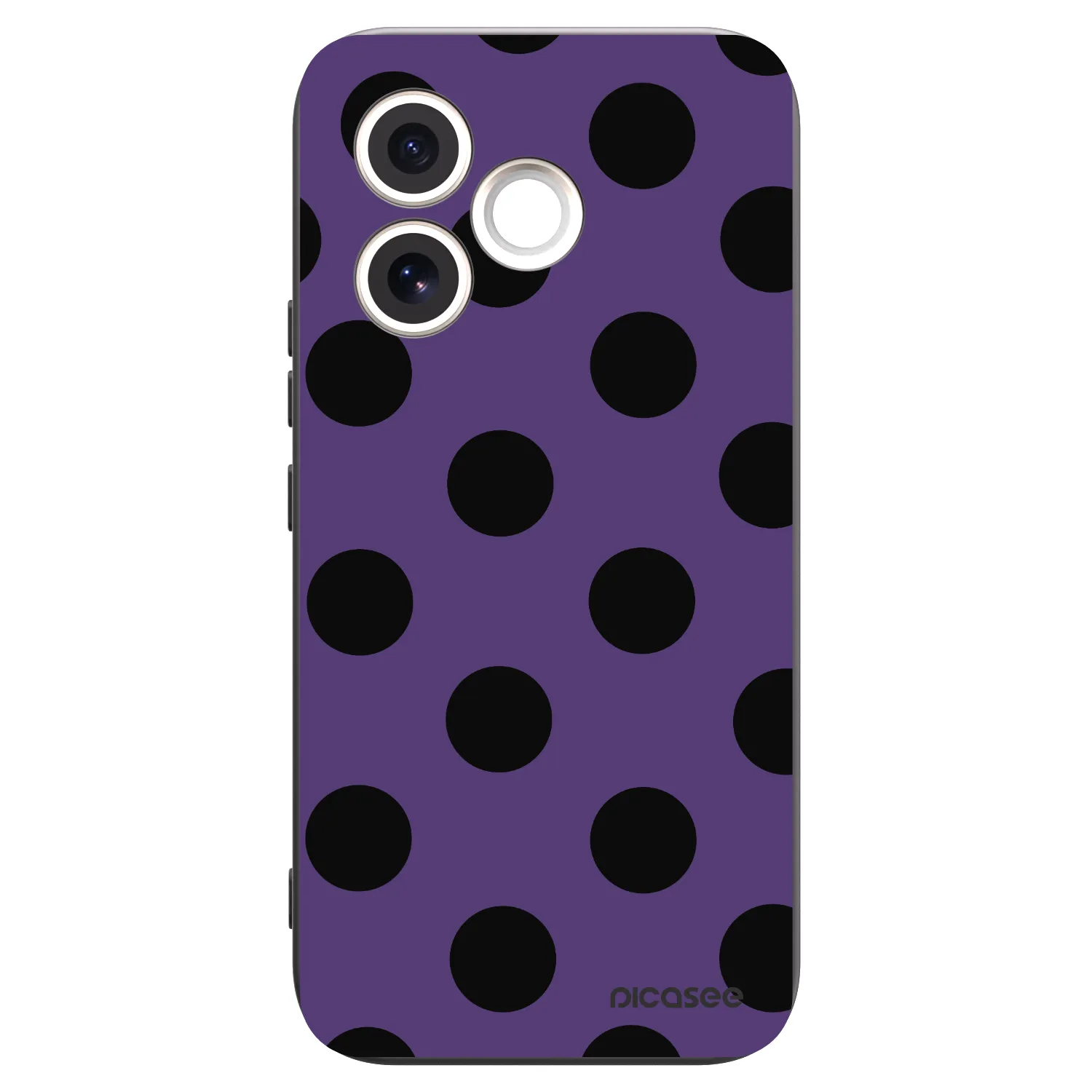 Picasee silikonowe czarne etui na Honor 600 Lite - Big flickers 2