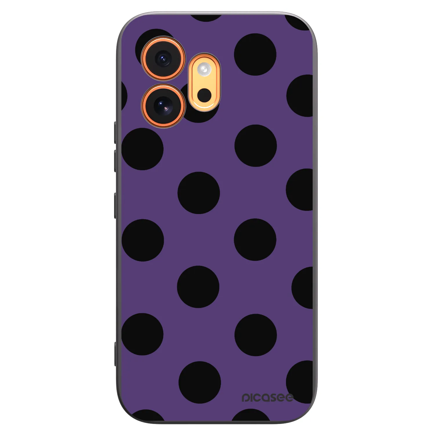 Picasee silikonowe czarne etui na Honor 600 - Big flickers 2