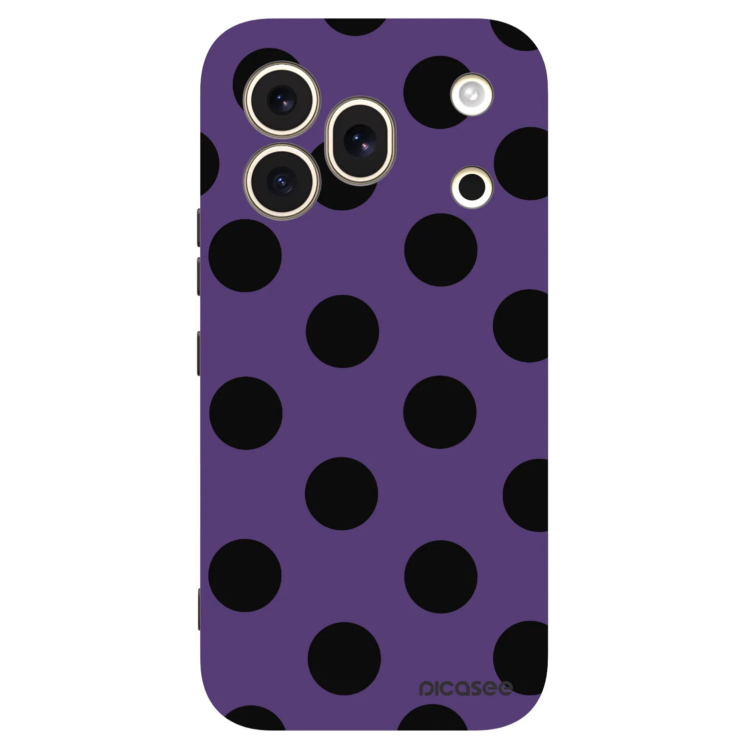 Picasee silikonowe czarne etui na Honor 600 Pro - Big flickers 2
