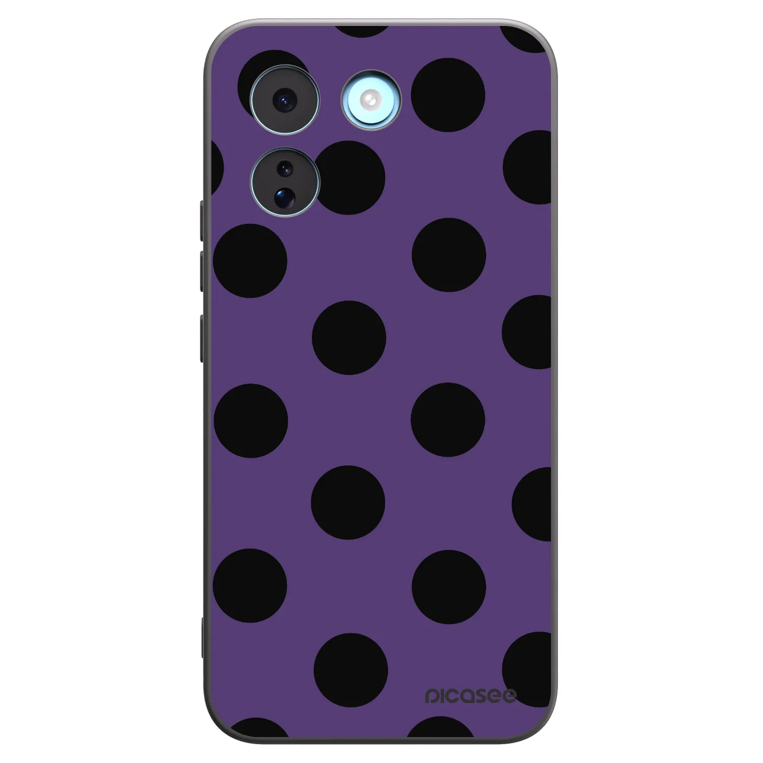 Picasee silikonowe czarne etui na Xiaomi Redmi Note 17 Pro MAX 5G - Big flickers 2