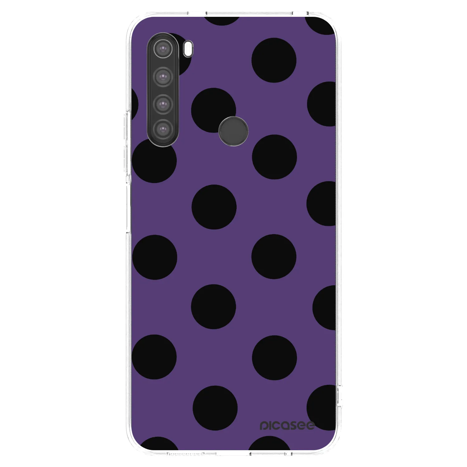 Picasee silikonowe przeźroczyste etui na Xiaomi Redmi Note 8 - Big flickers 2