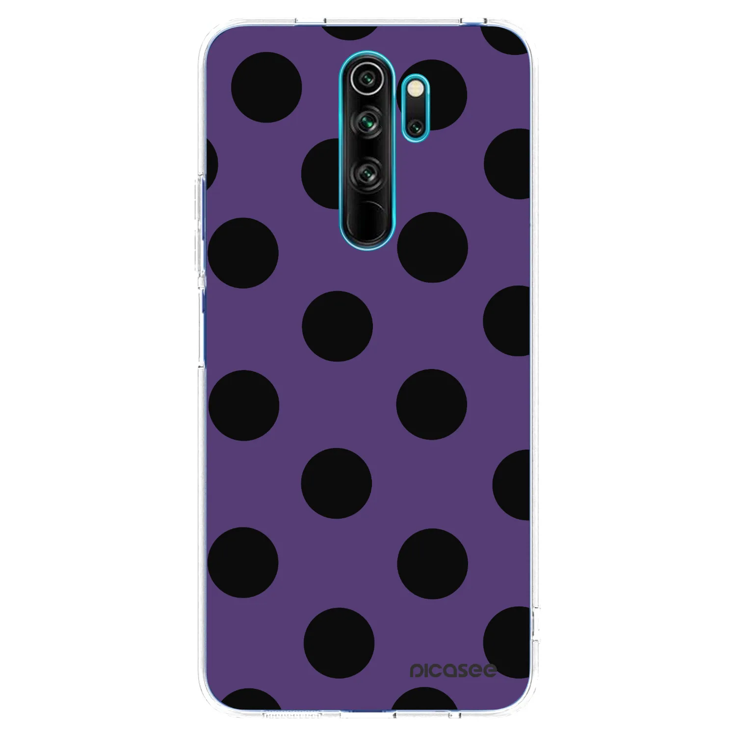 Picasee silikonowe przeźroczyste etui na Xiaomi Redmi Note 8 Pro - Big flickers 2