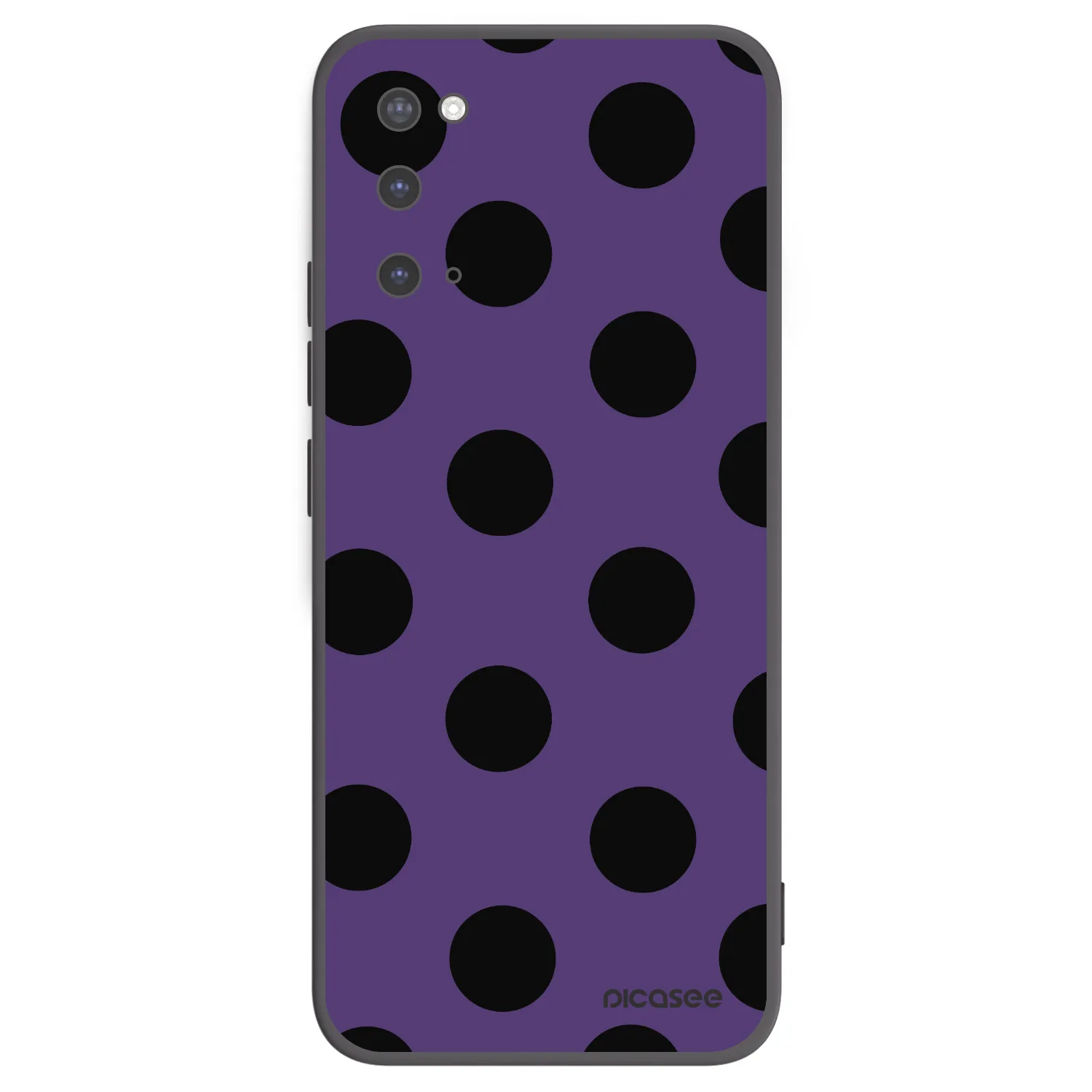 Picasee silikonowe czarne etui na Samsung Galaxy S20 G980F - Big flickers 2